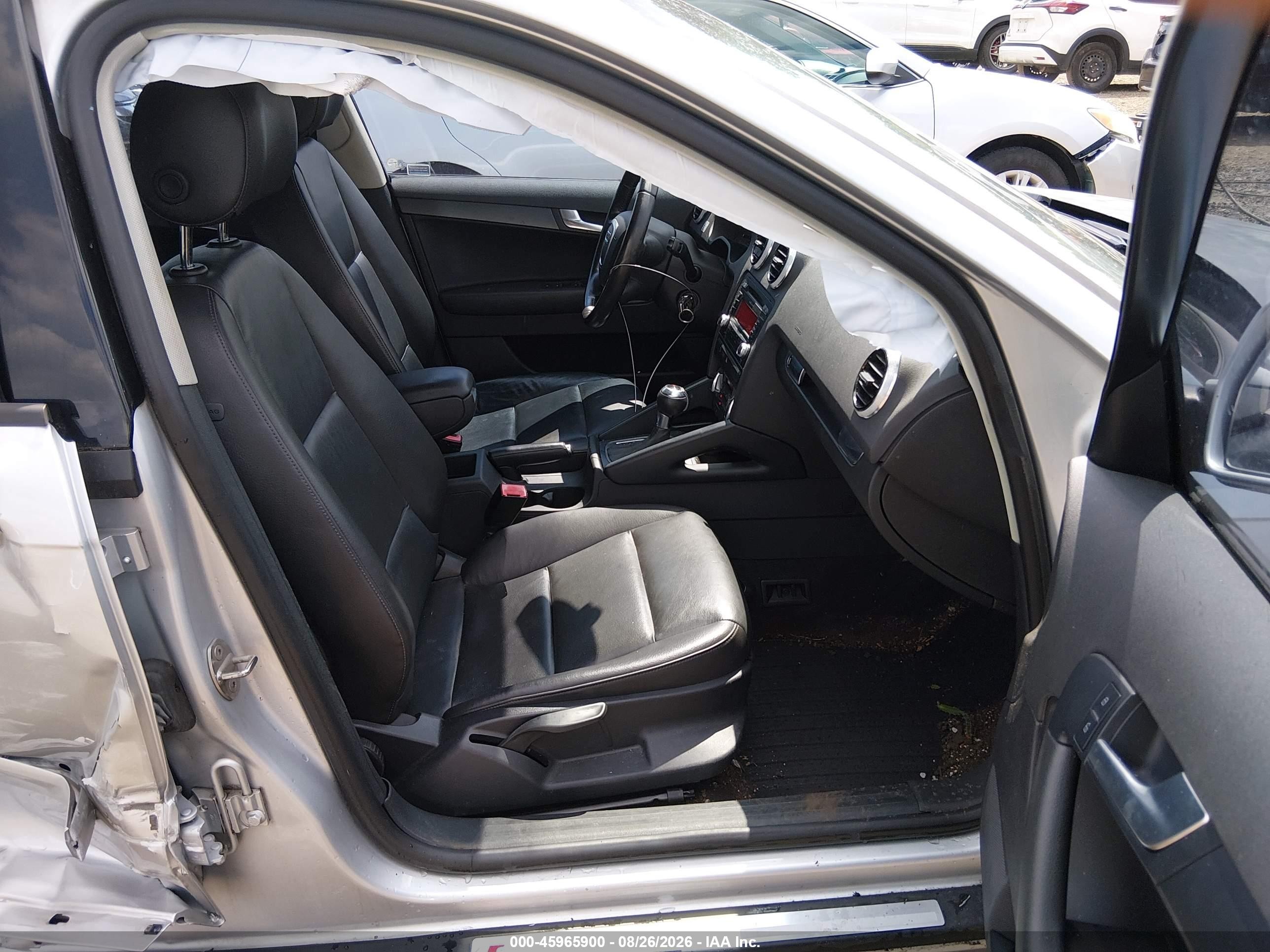 2012 Audi A3 2.0 Tdi Premium Silver vin: WAUBJAFM0CA029628
