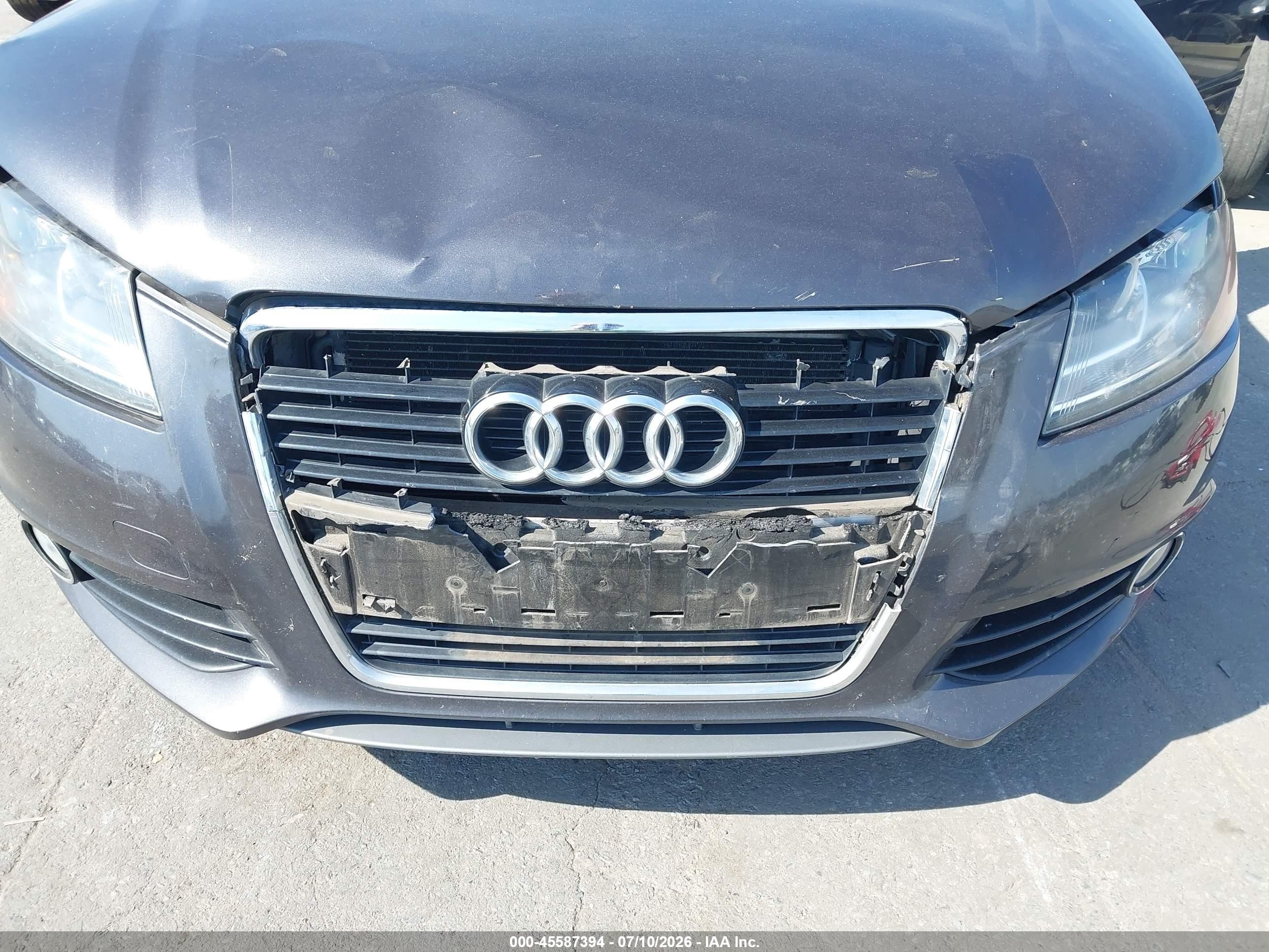 2011 Audi A3 2.0 Tdi Premium Gray vin: WAUBJAFM9BA125594