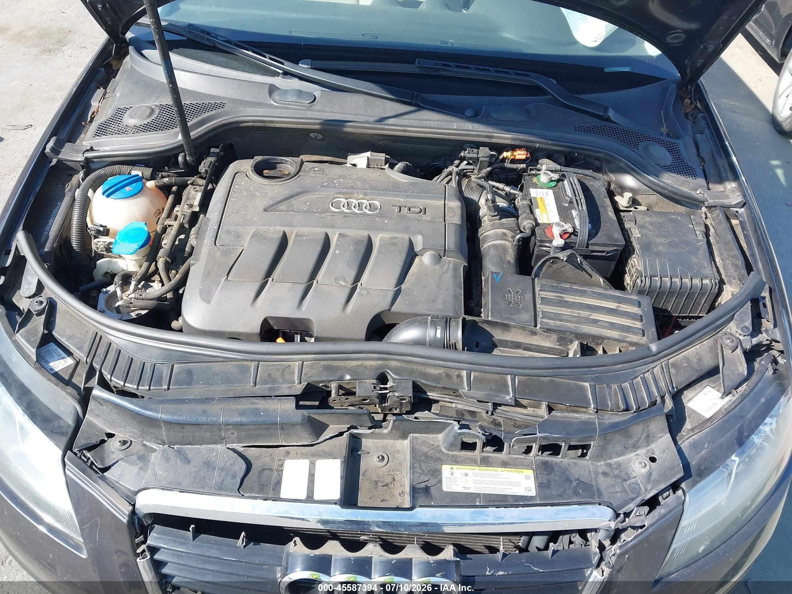 2011 Audi A3 2.0 Tdi Premium Gray vin: WAUBJAFM9BA125594