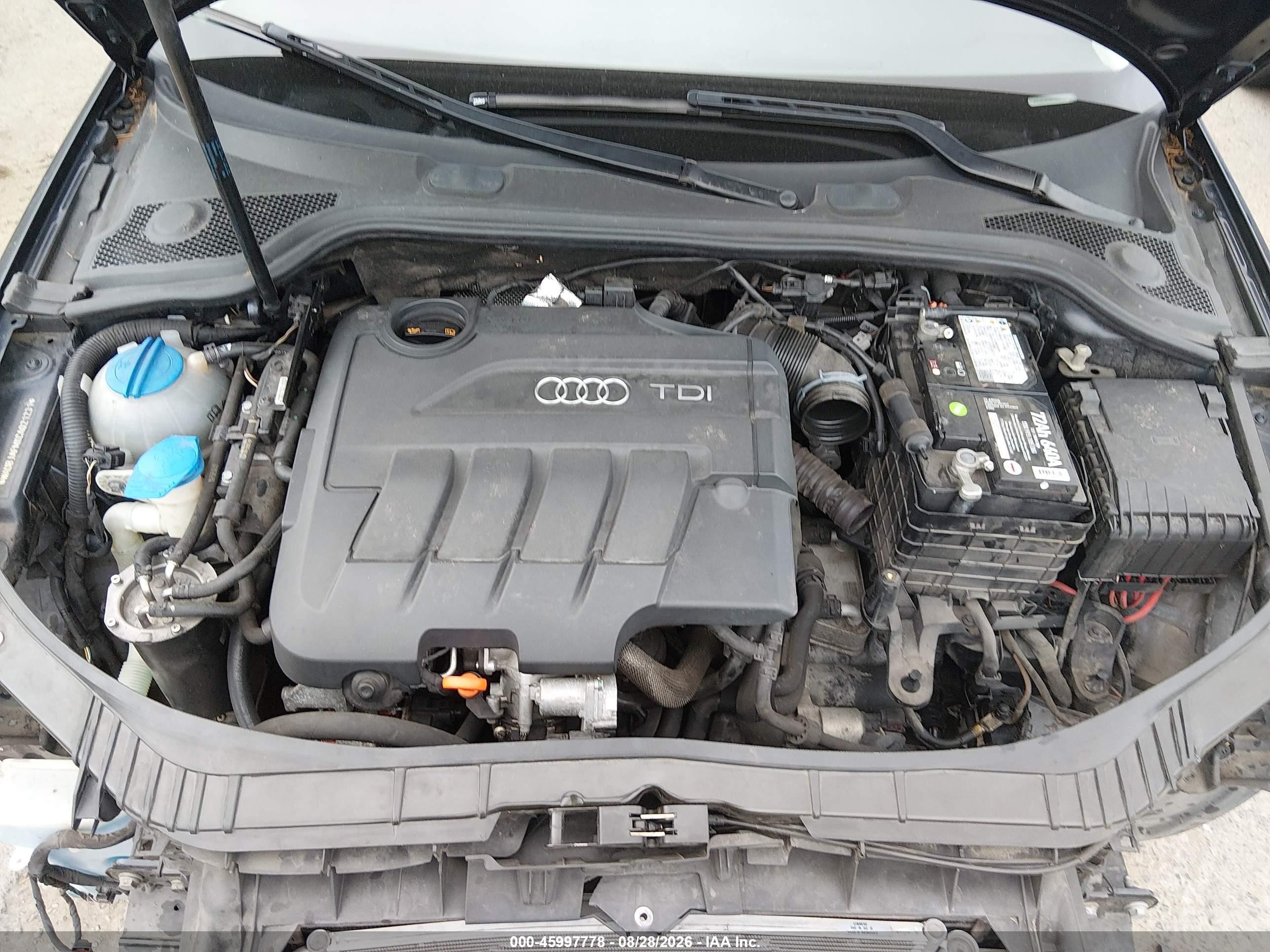 2012 Audi A3 2.0 Tdi Premium Dark Blue vin: WAUBJAFMXCA021231