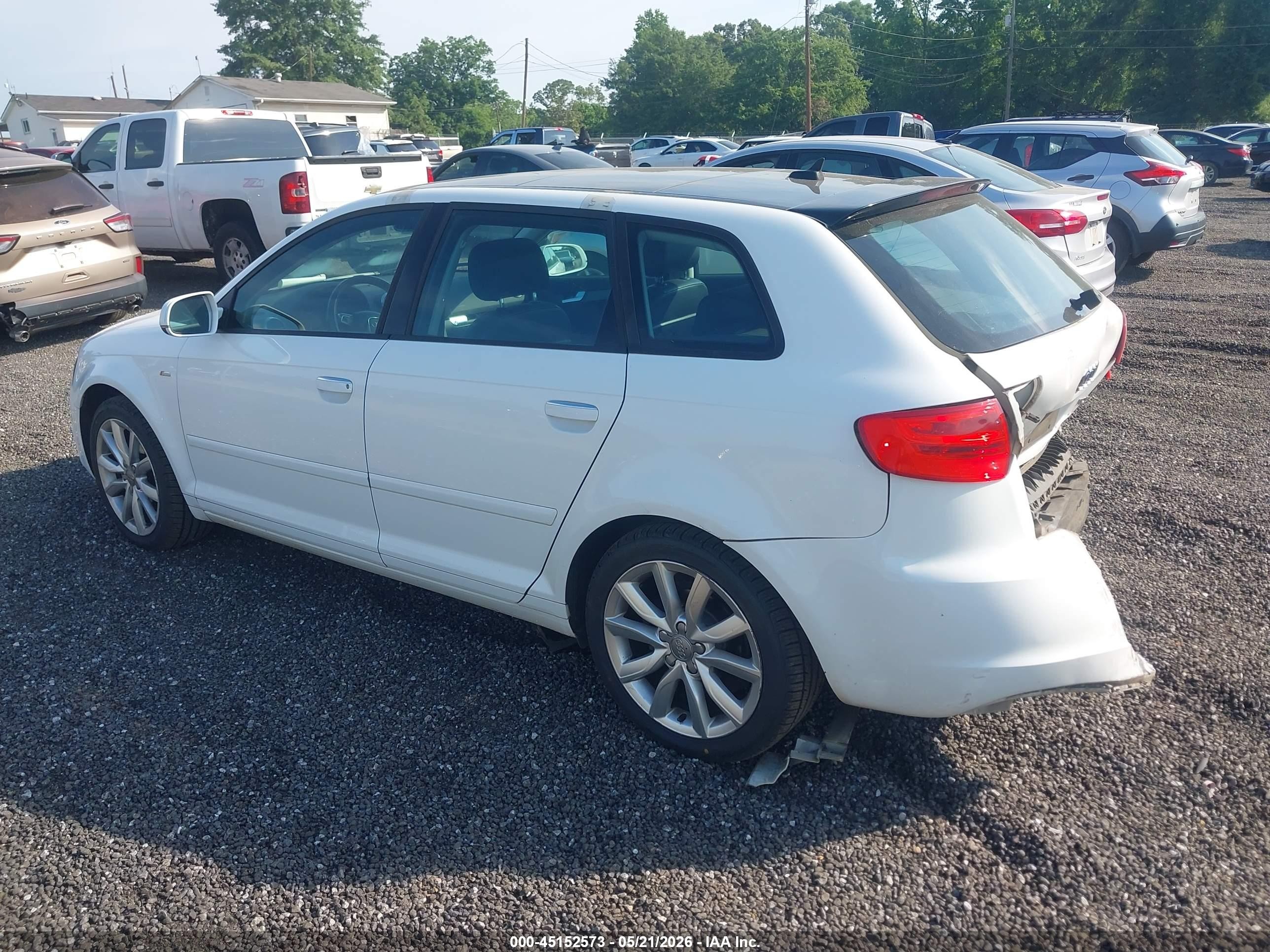 2011 Audi A3 2.0 Tdi Premium White vin: WAUBJBFM1BA069849