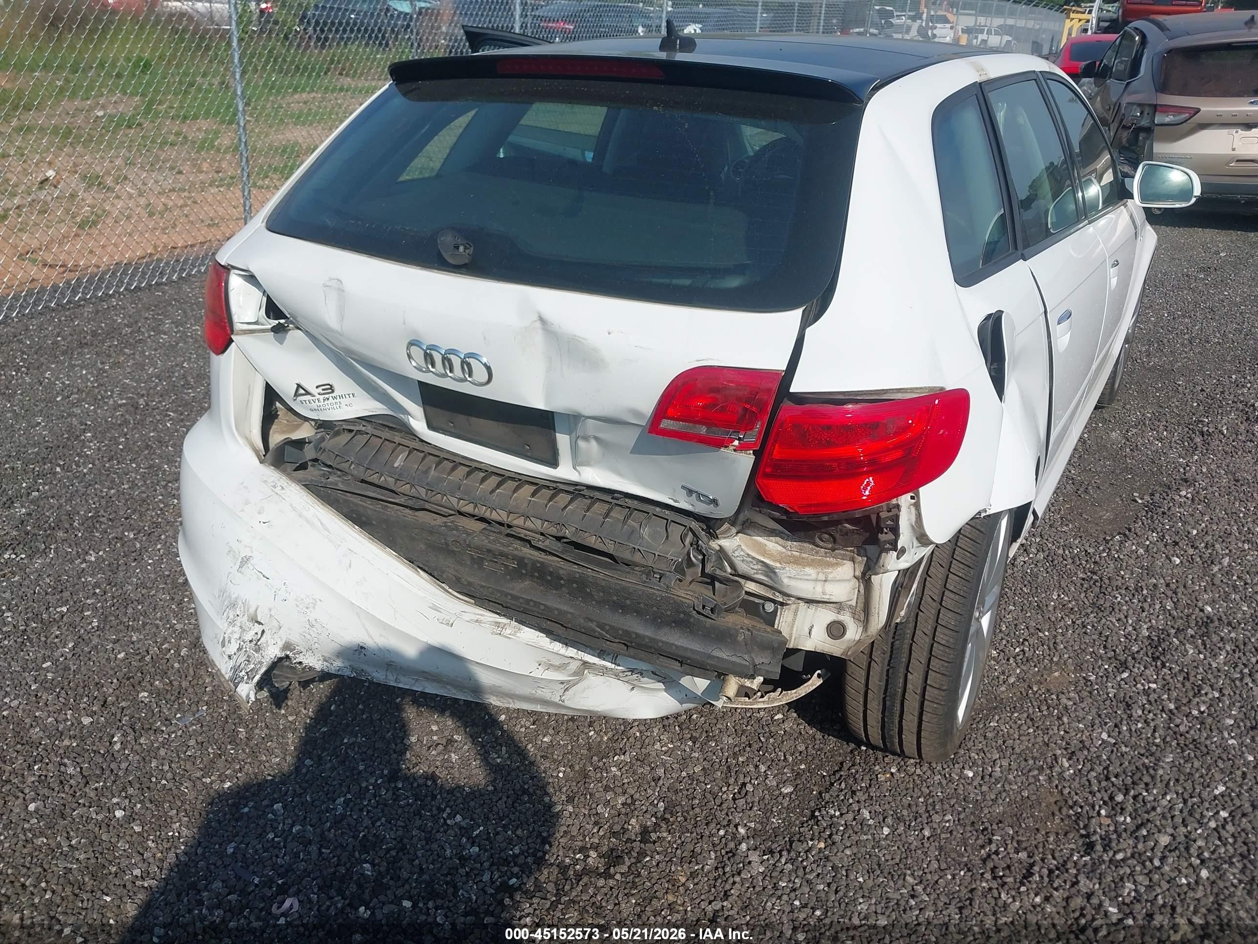 2011 Audi A3 2.0 Tdi Premium White vin: WAUBJBFM1BA069849