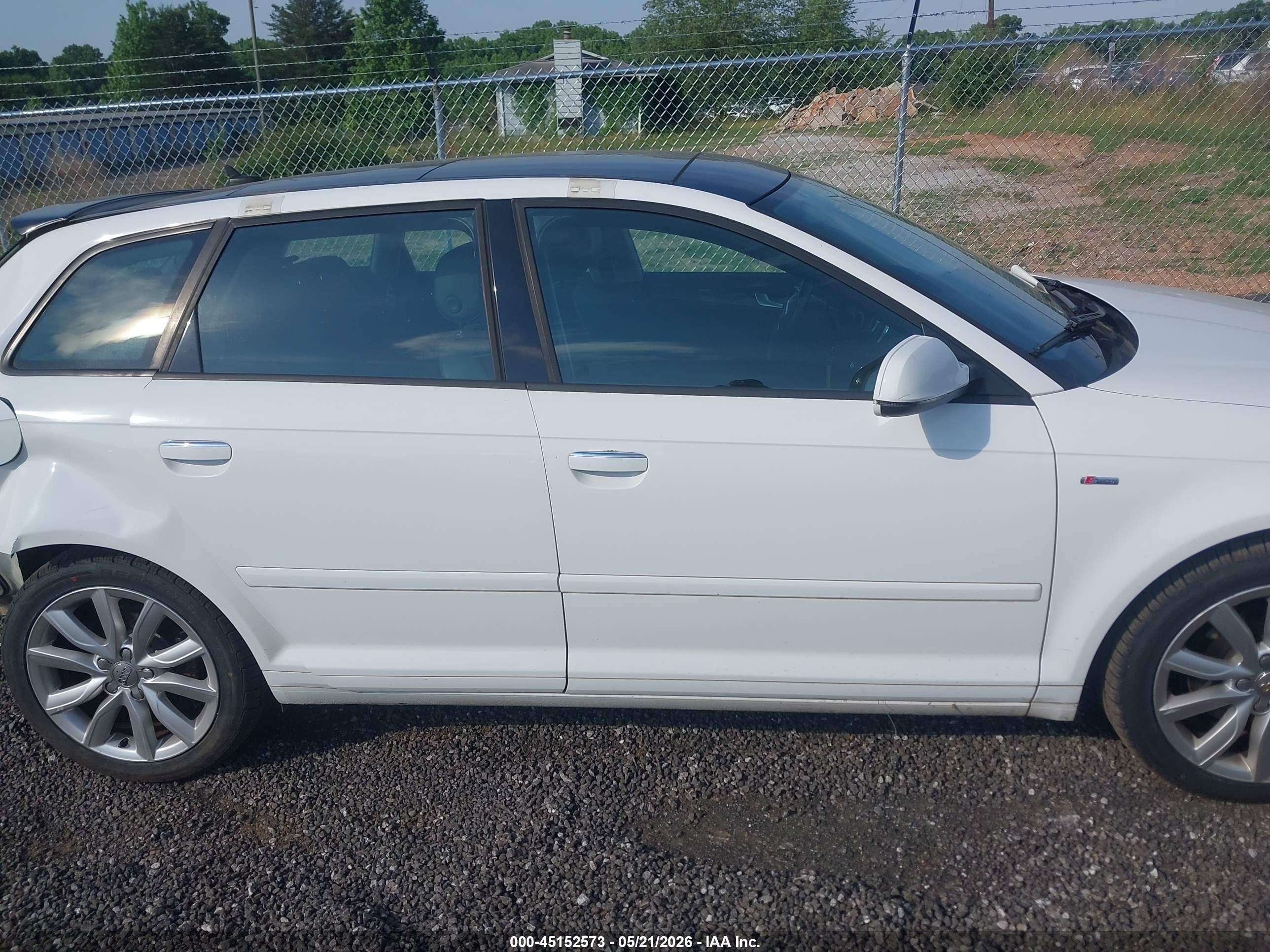 2011 Audi A3 2.0 Tdi Premium White vin: WAUBJBFM1BA069849