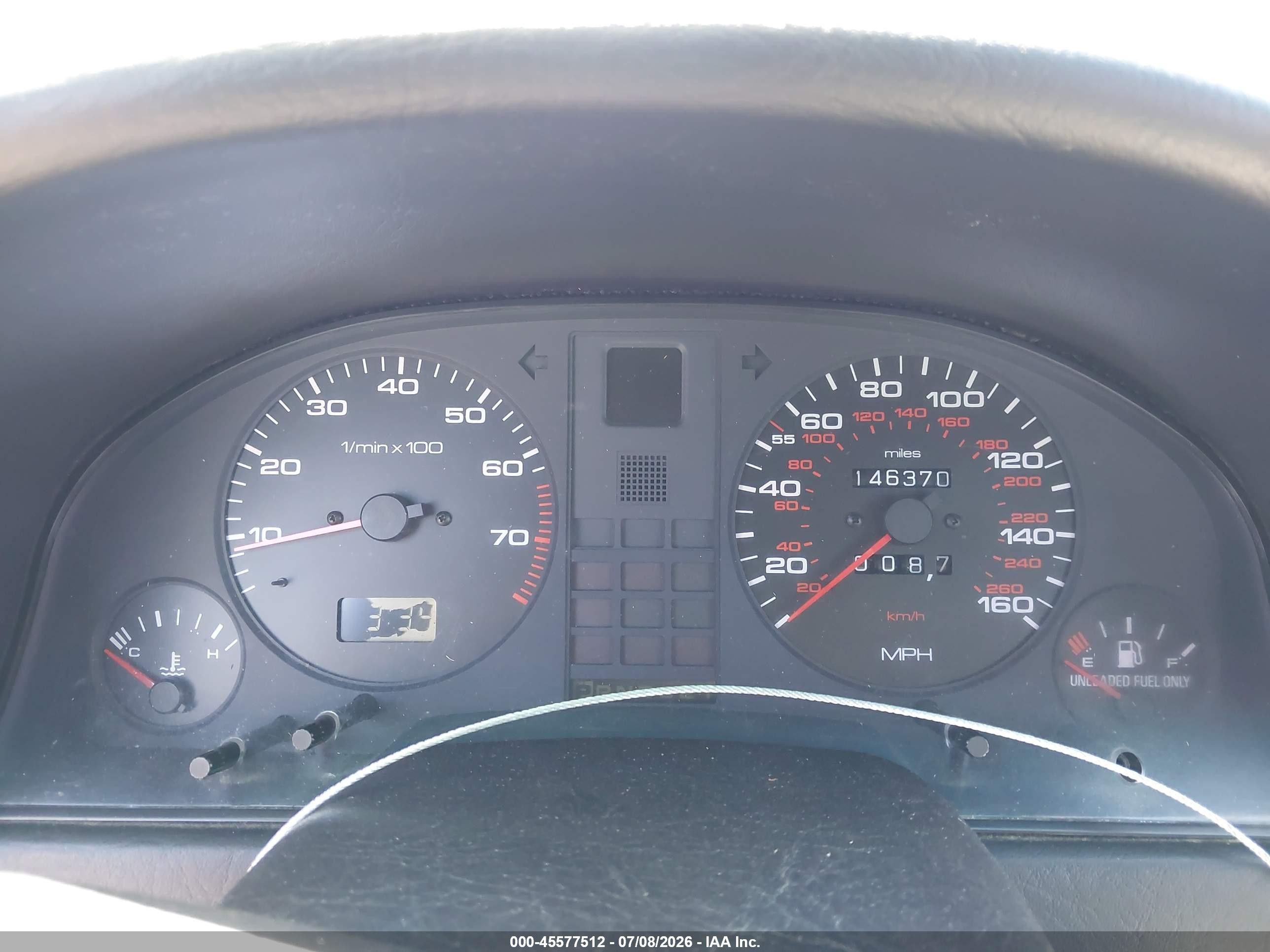 1994 Audi Cabriolet Red vin: WAUBL88G0RA003100