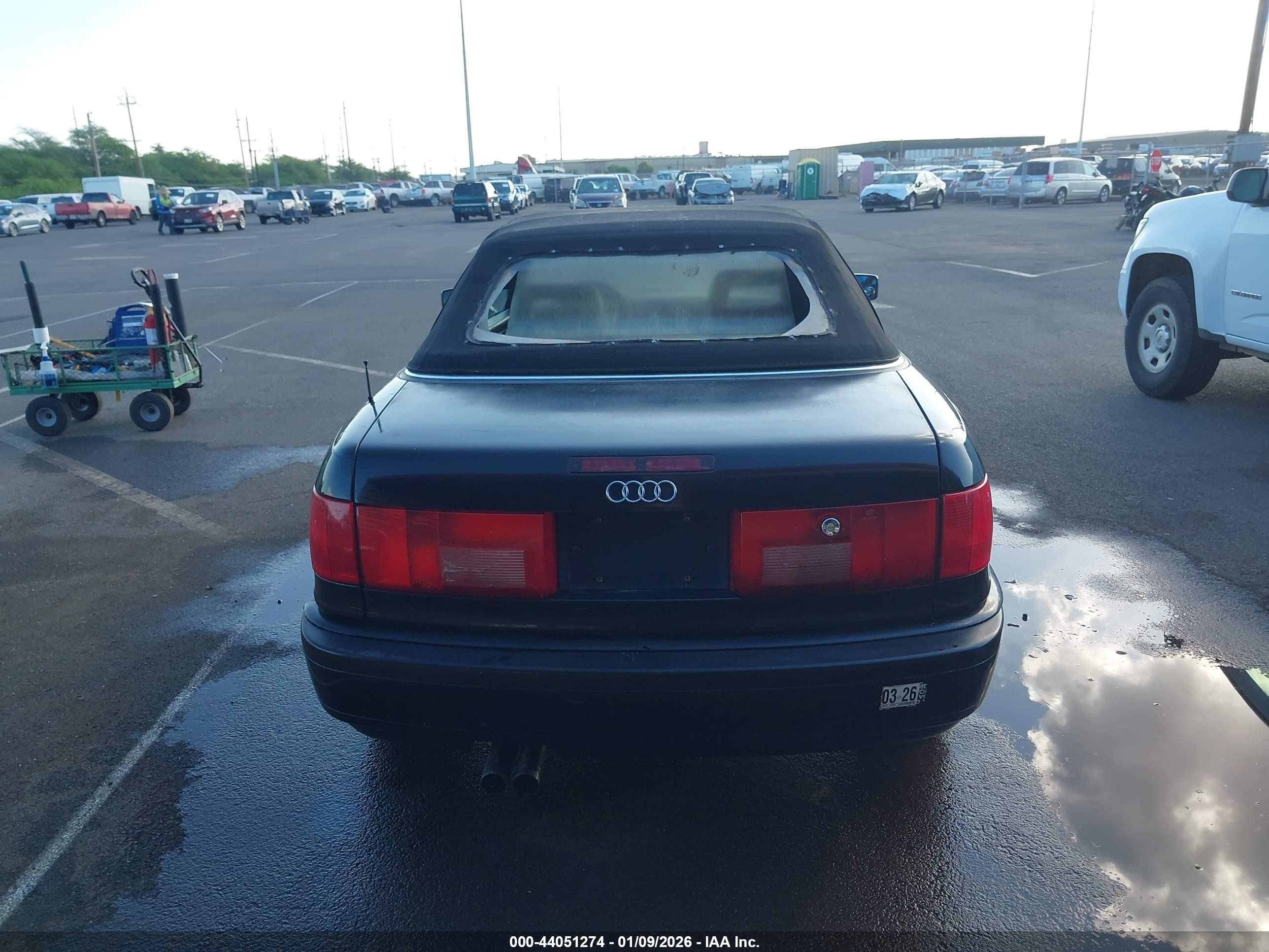 1994 Audi Cabriolet   Черный vin: WAUBL88G3RA003799