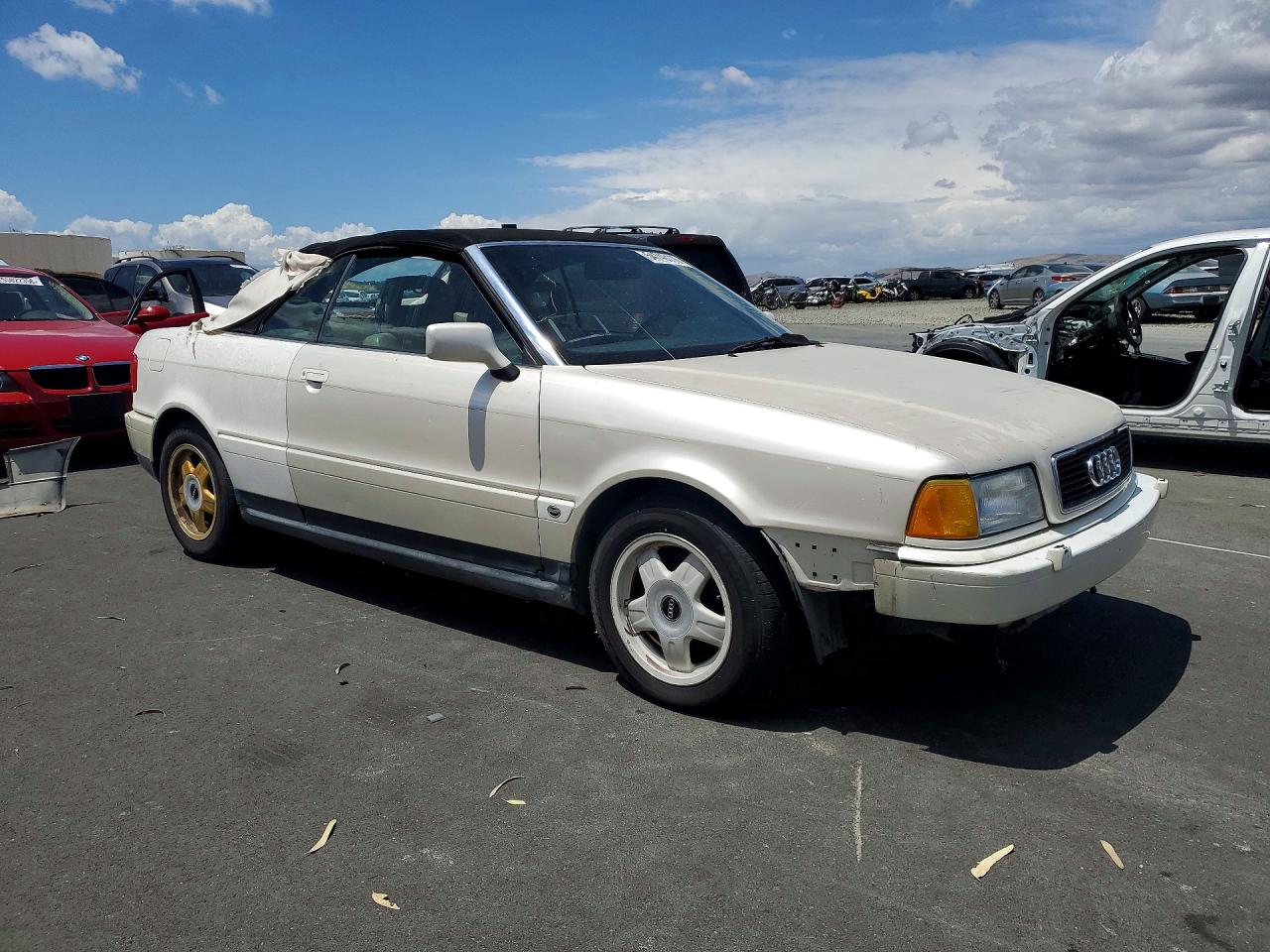 1994 Audi Cabriolet White vin: WAUBL88G6RA003537