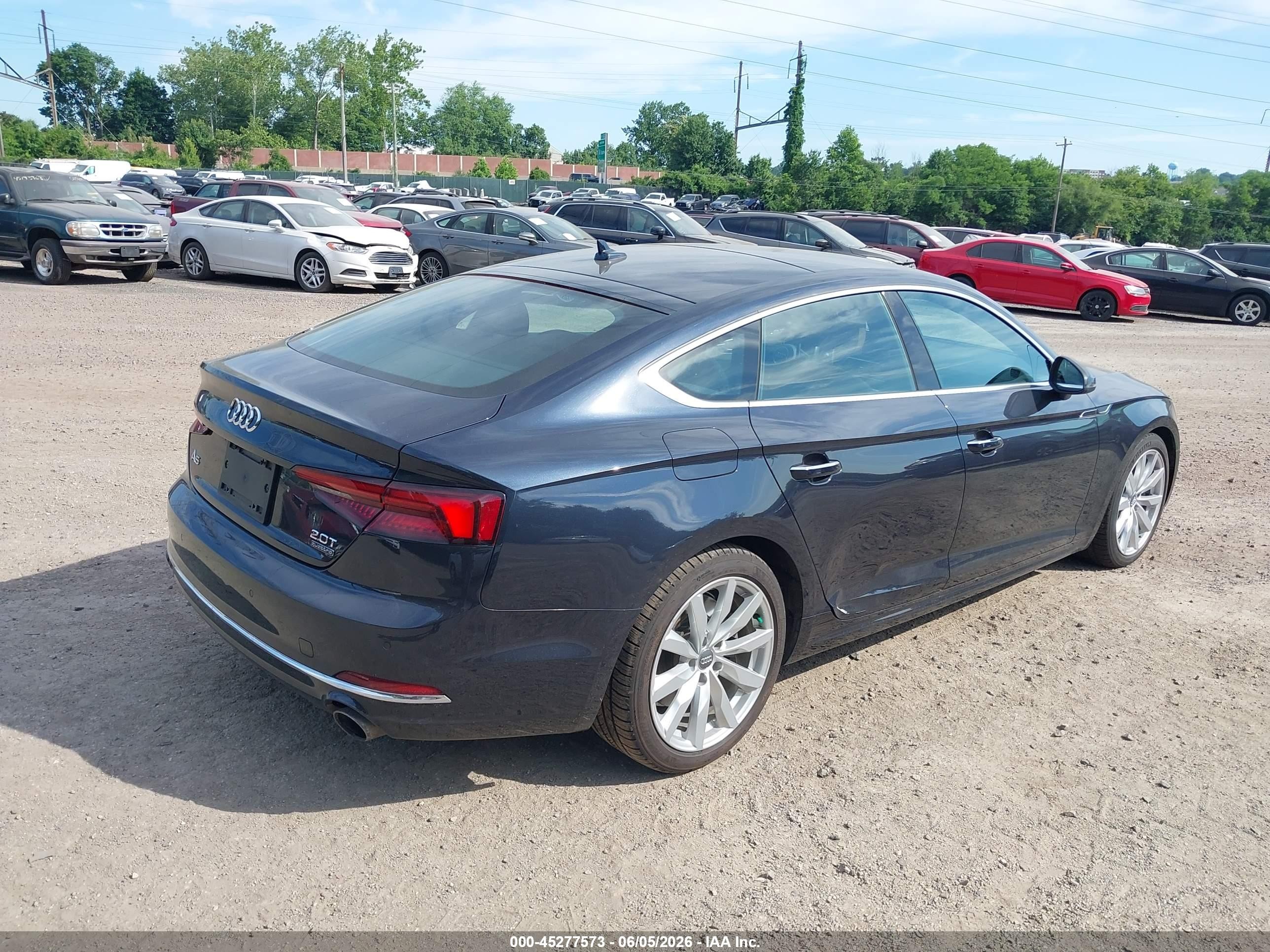 2018 Audi A5 2.0t Premium Black vin: WAUBNCF50JA134949
