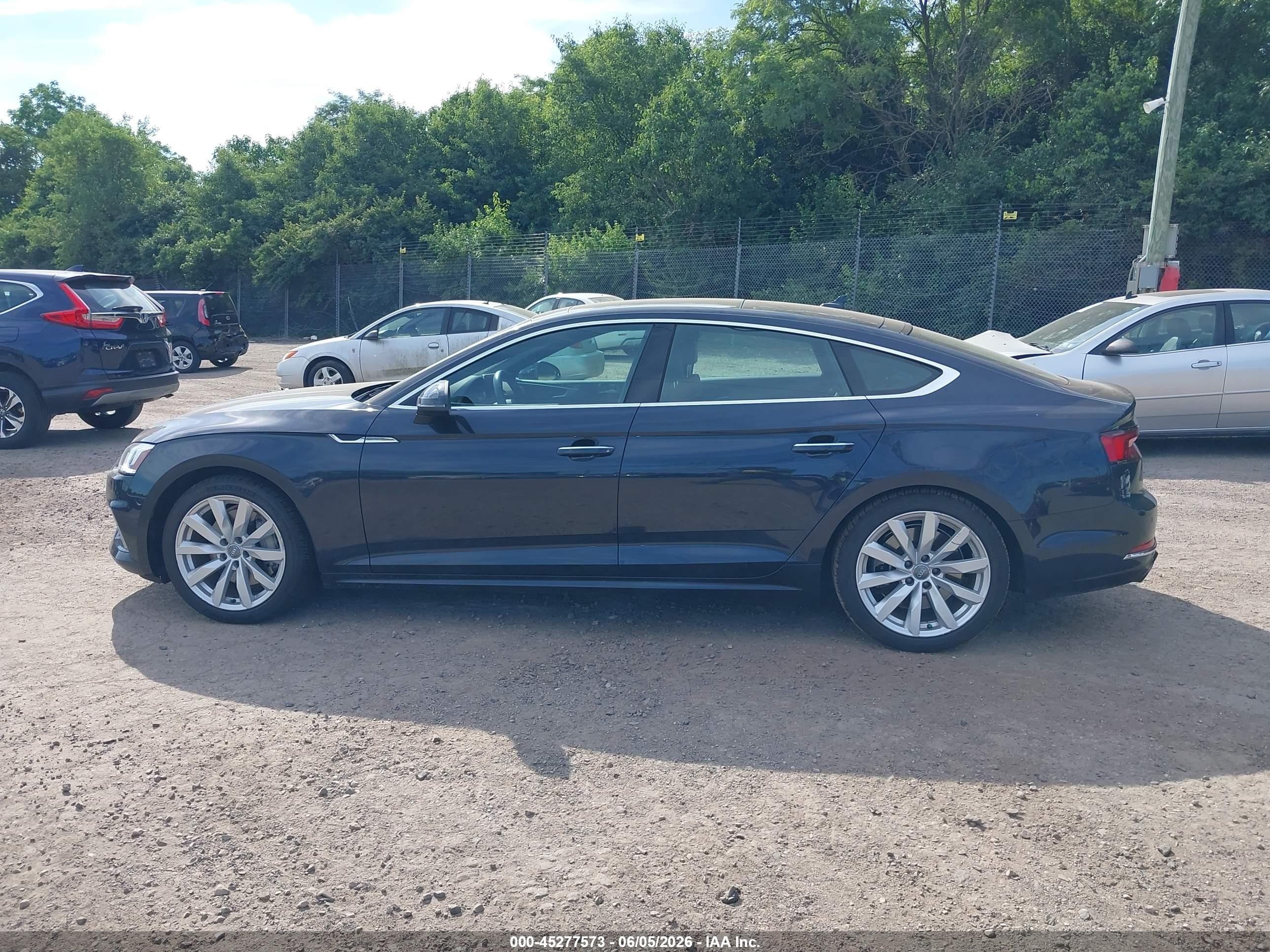 2018 Audi A5 2.0t Premium Black vin: WAUBNCF50JA134949