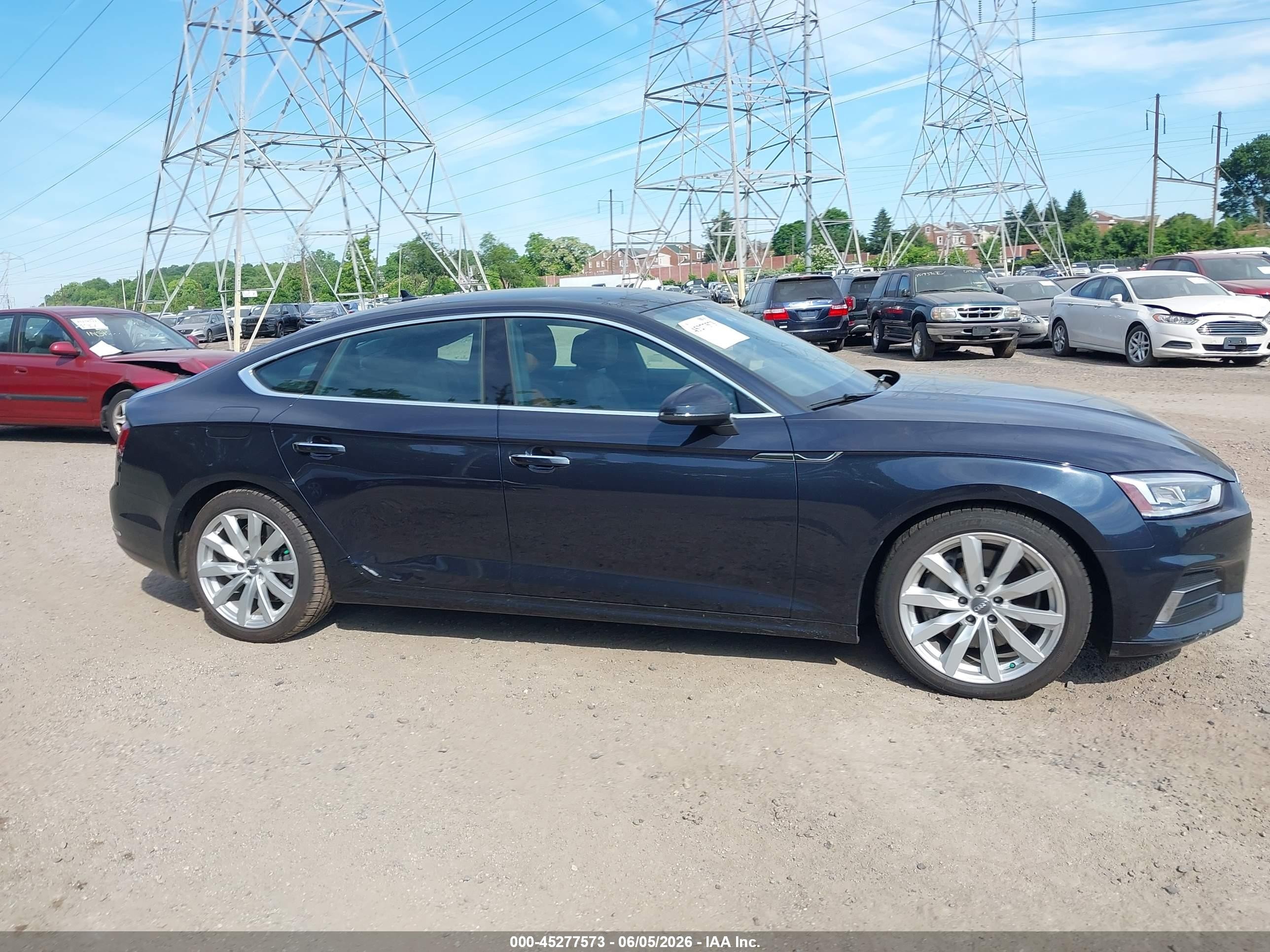 2018 Audi A5 2.0t Premium Black vin: WAUBNCF50JA134949