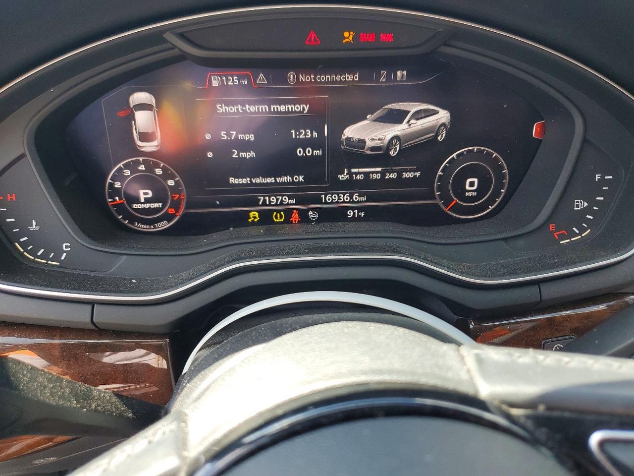 2018 Audi A5 Premium Plus Blue vin: WAUBNCF55JA114440