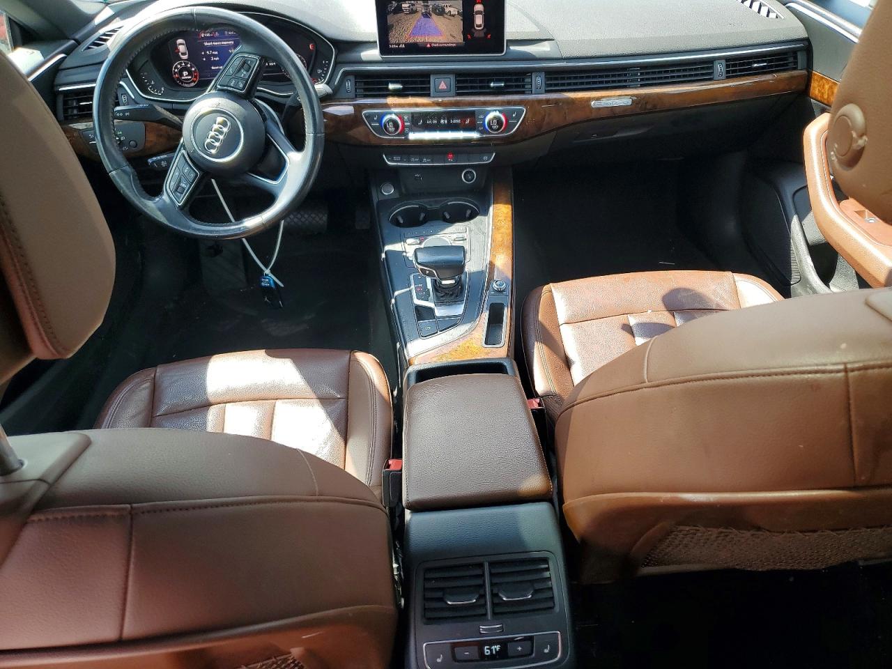 2018 Audi A5 Premium Plus Blue vin: WAUBNCF55JA114440