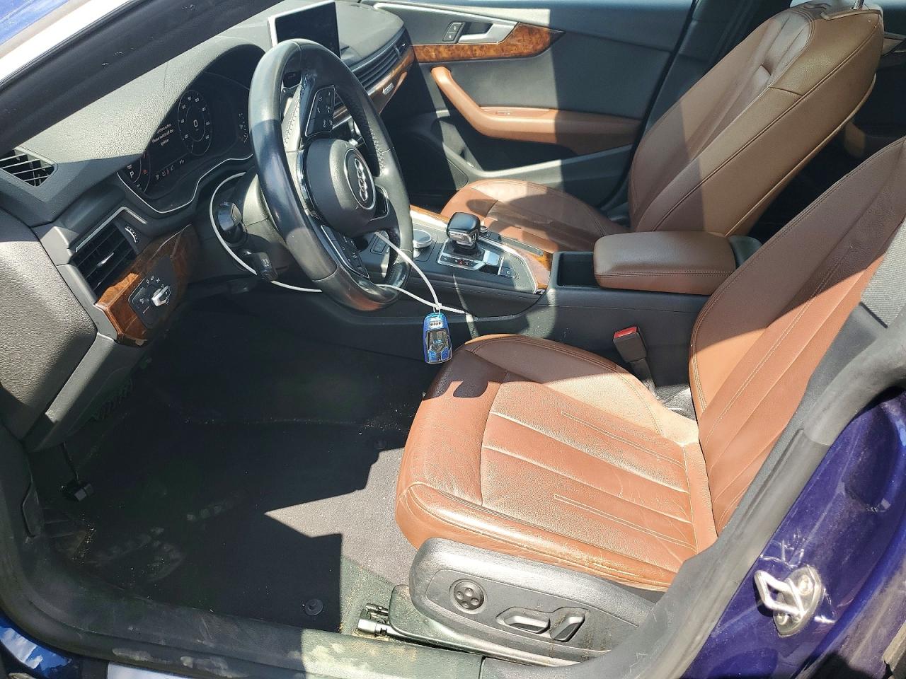 2018 Audi A5 Premium Plus Blue vin: WAUBNCF55JA114440