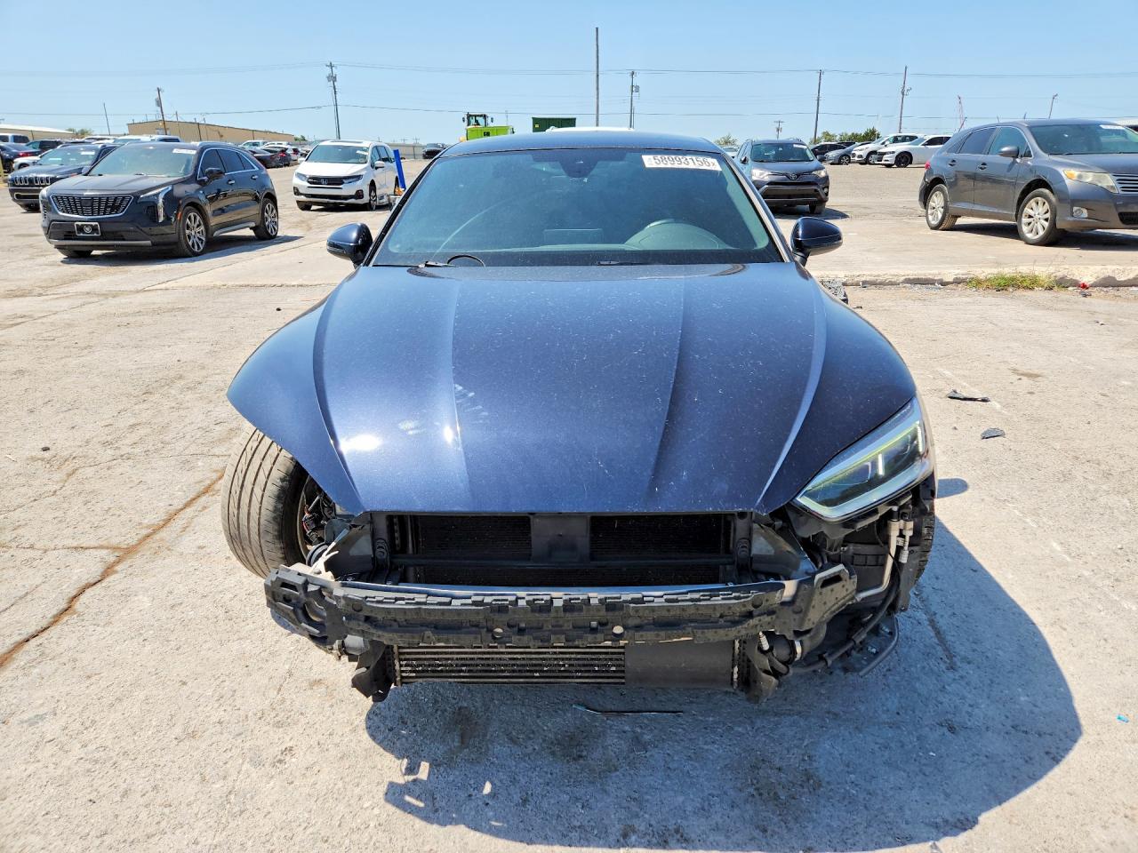 2018 Audi A5 Premium Plus Blue vin: WAUBNCF56JA053048