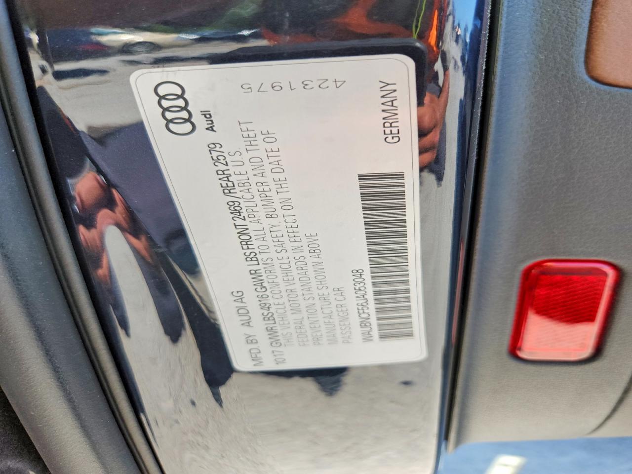 2018 Audi A5 Premium Plus Blue vin: WAUBNCF56JA053048