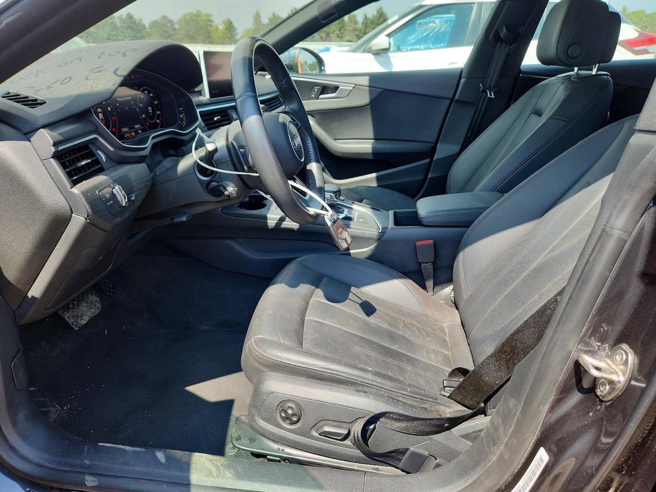 2018 Audi A5 Premium Plus Gray vin: WAUBNCF57JA009866