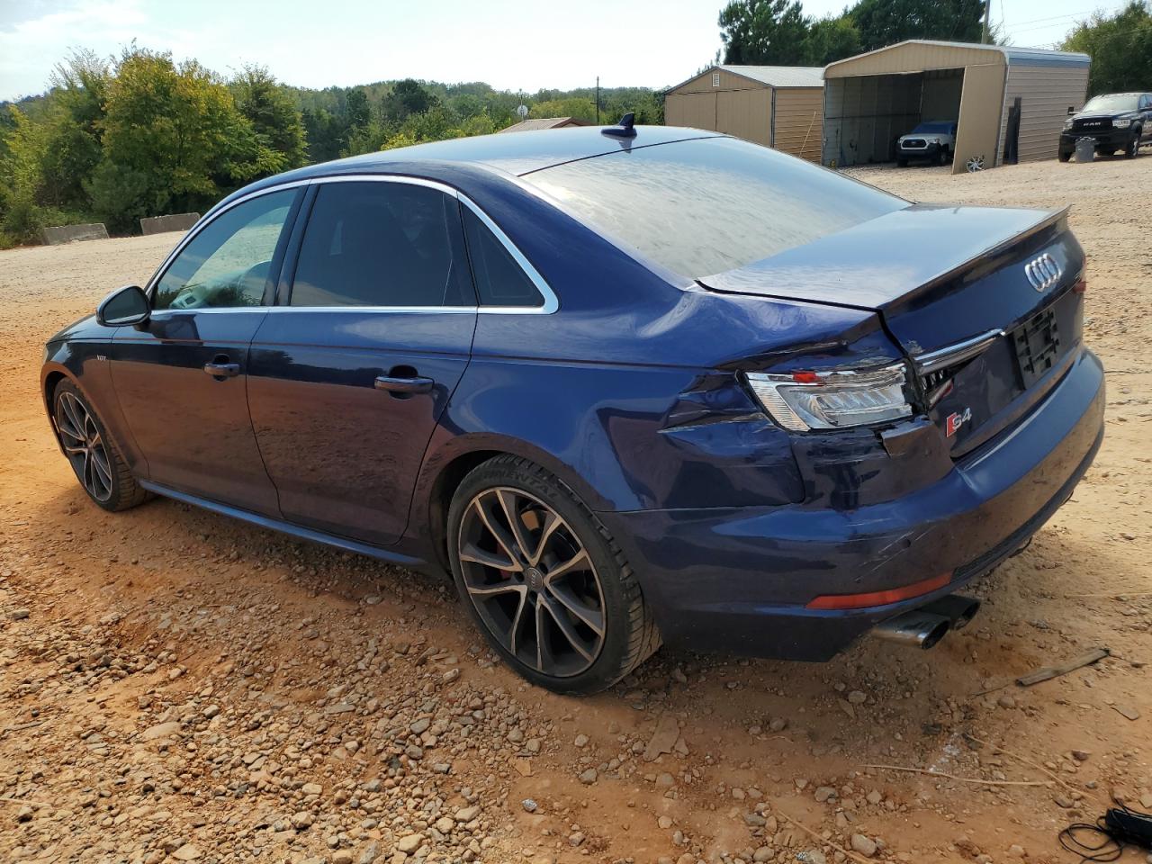 2018 Audi S4 Prestige Blue vin: WAUC4AF42JA002035
