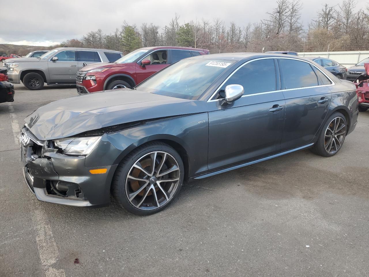 2018 Audi S4 Prestige Gray vin: WAUC4AF42JA003427