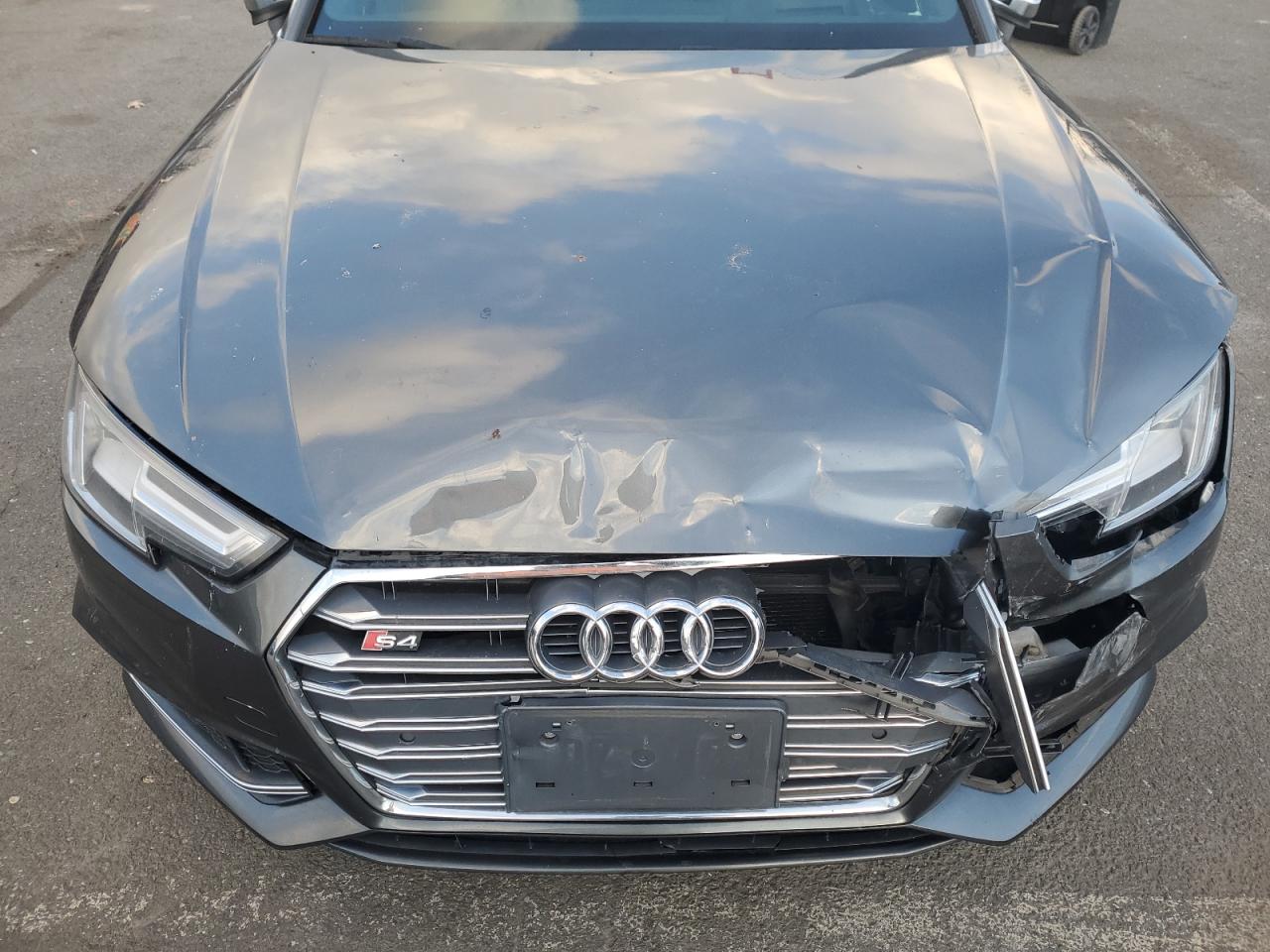 2018 Audi S4 Prestige Gray vin: WAUC4AF42JA003427