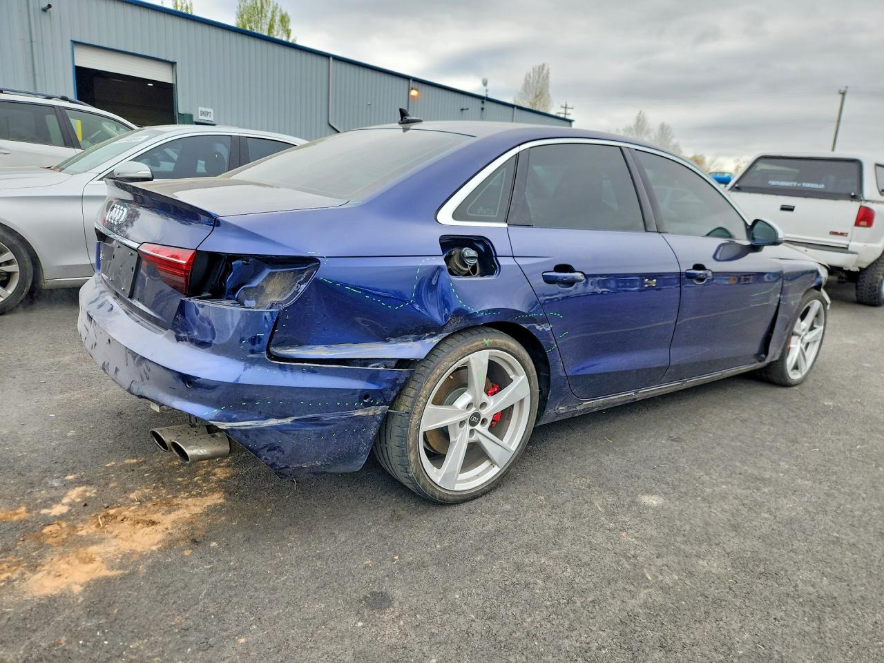2021 Audi S4 Prestige Blue vin: WAUC4AF42MA065141