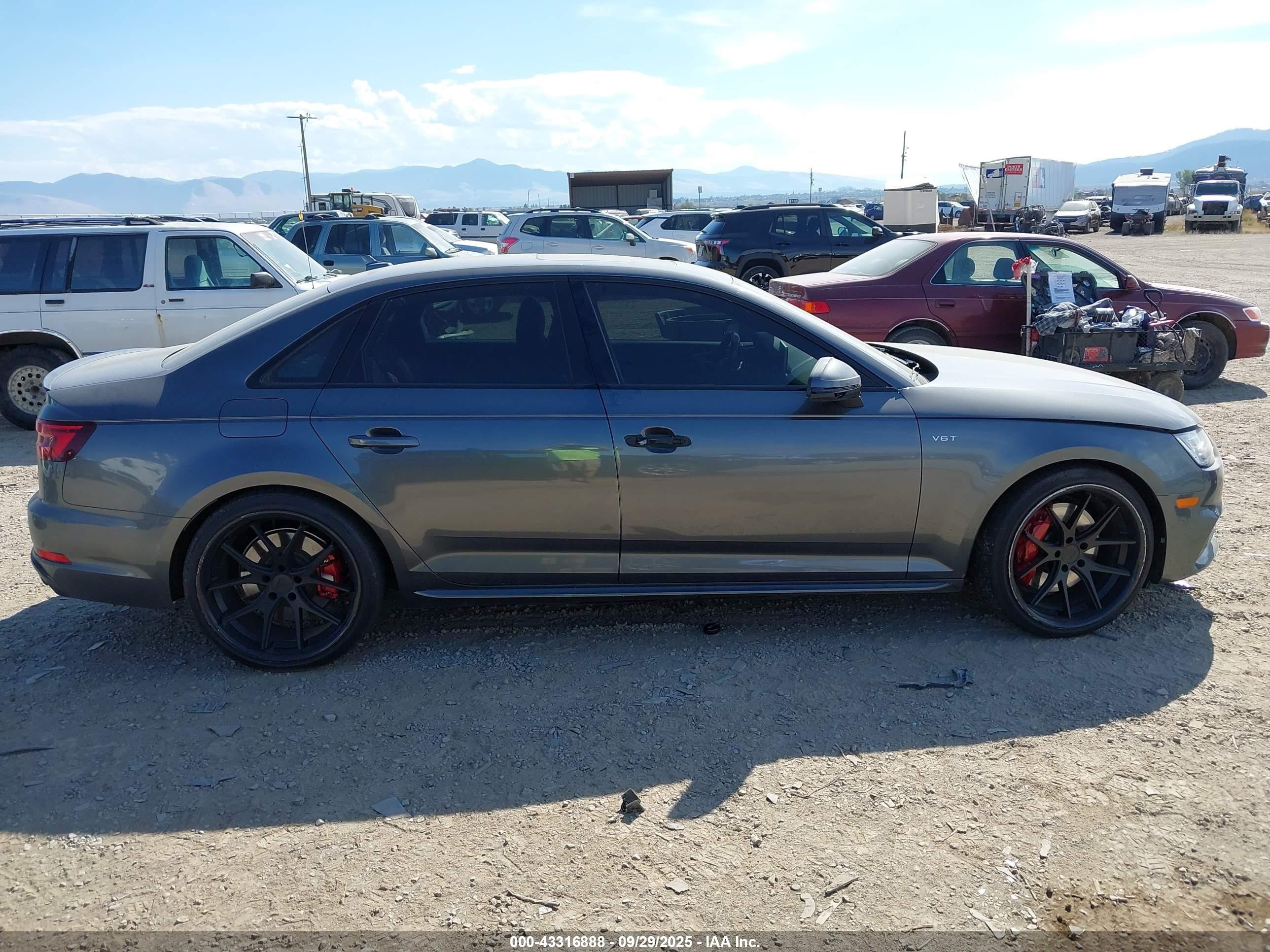2018 Audi S4 3.0t Premium Plus Gray vin: WAUC4BF48JA011313
