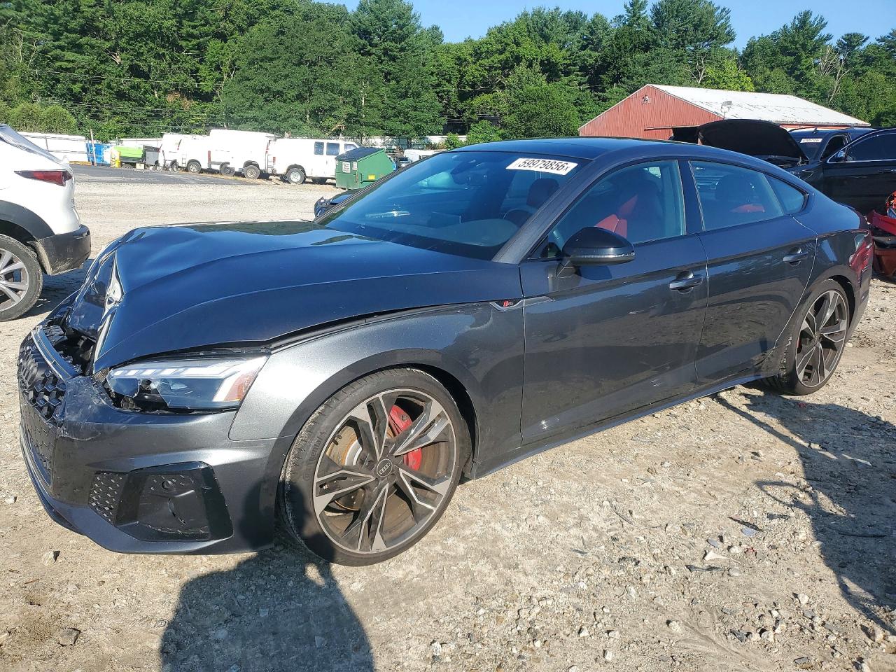 2021 Audi S5 Premium Plus Серый vin: WAUC4CF56MA046192