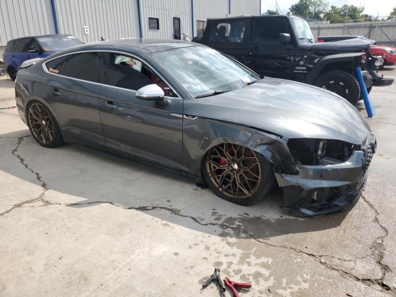2018 Audi S5 Prestige Серый vin: WAUC4CF57JA052496
