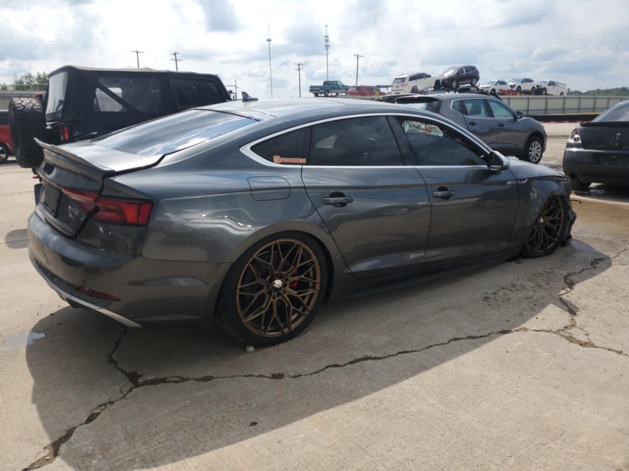 2018 Audi S5 Prestige Серый vin: WAUC4CF57JA052496