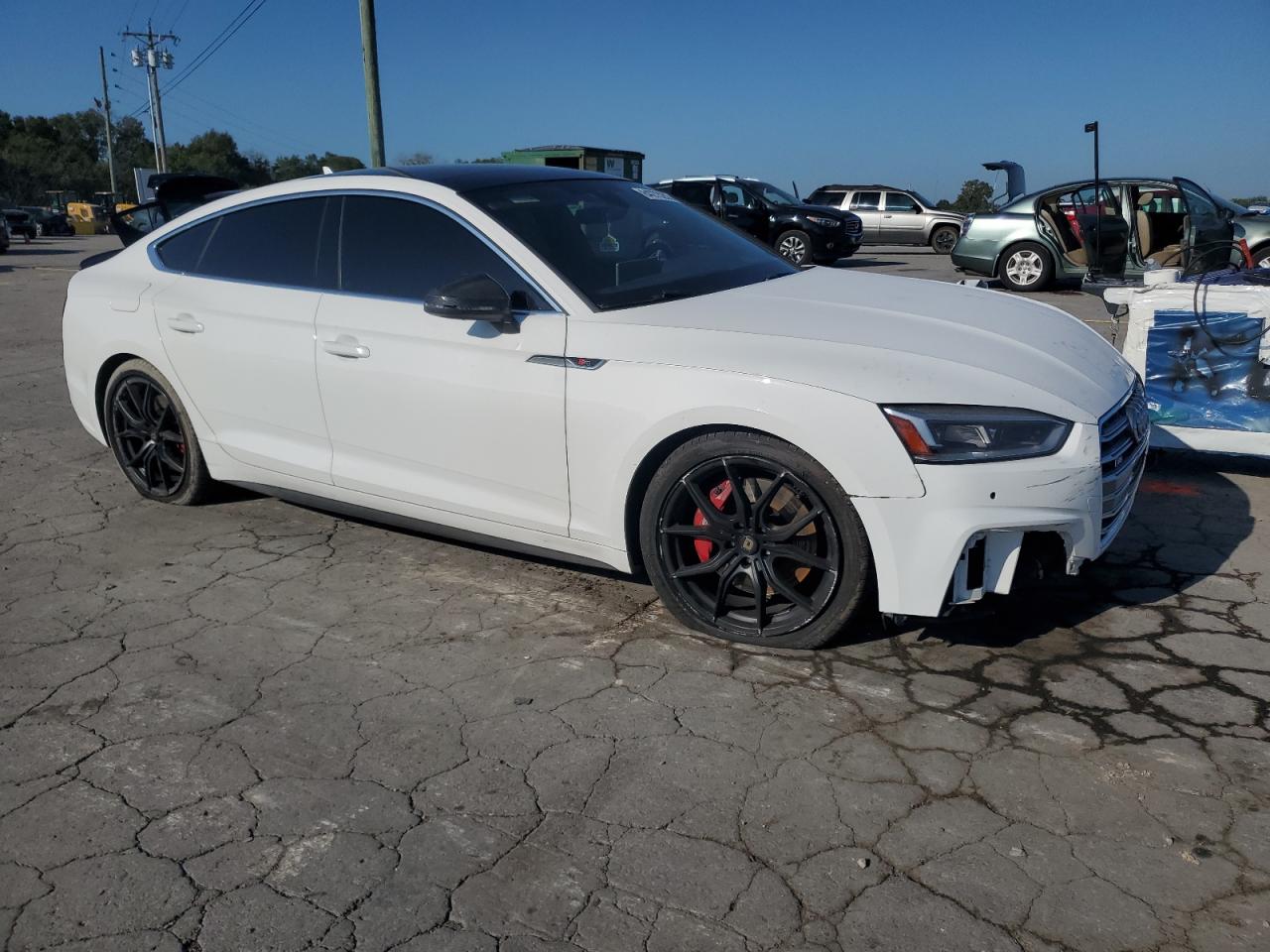 2018 Audi S5 Prestige Белый vin: WAUC4CF58JA063507