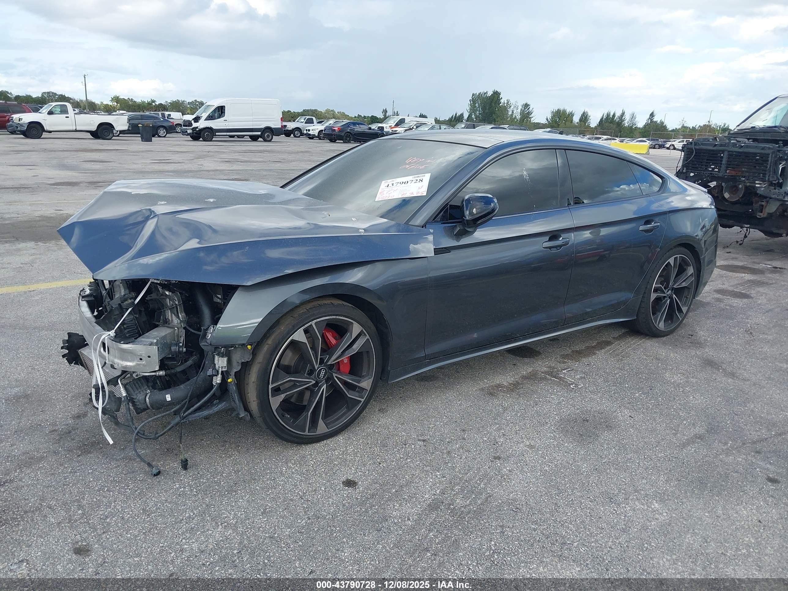2021 Audi S5 Sportback Premium Plus Tfsi Quattro Tiptronic Gray vin: WAUC4CF59MA008682