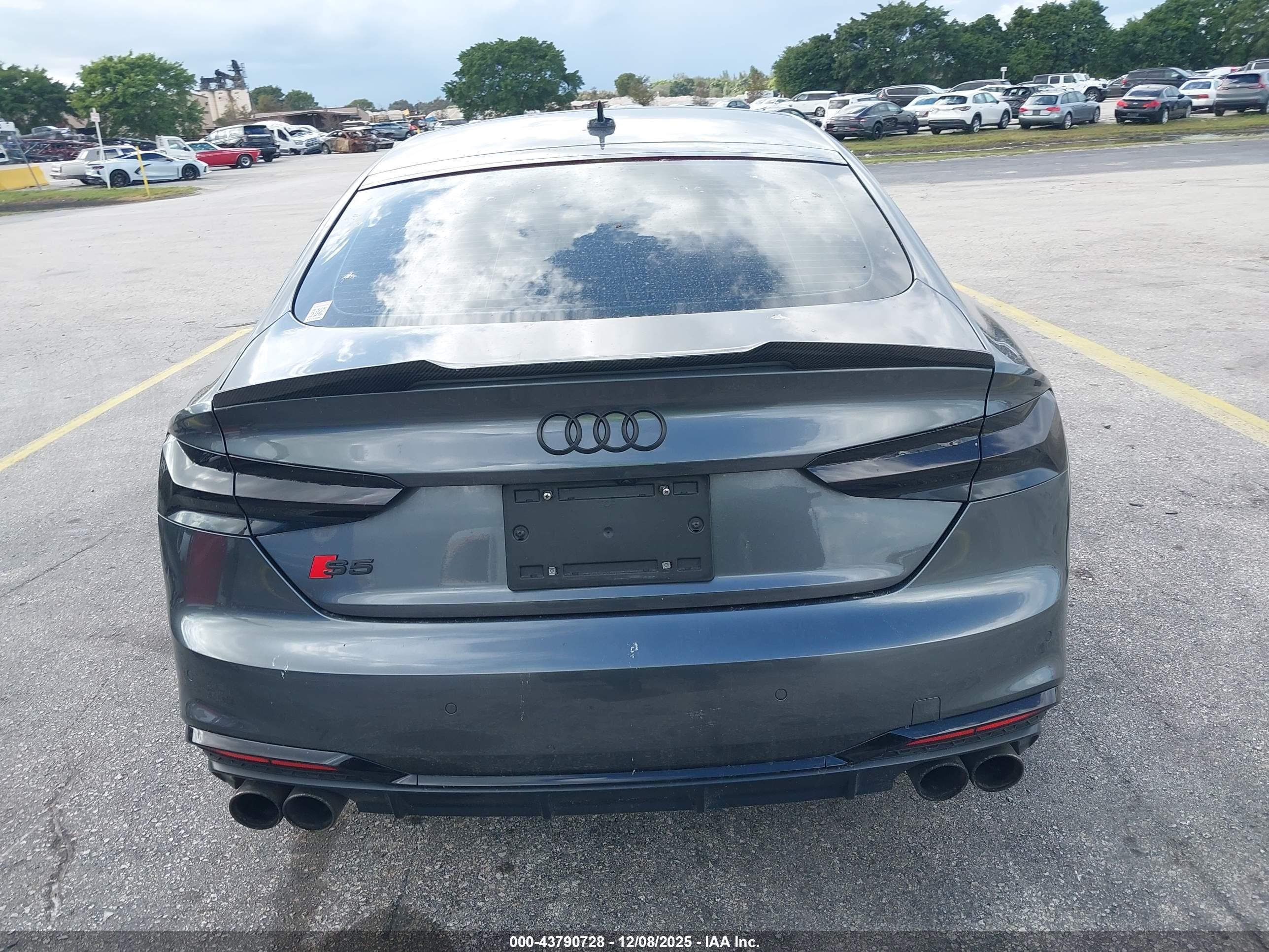 2021 Audi S5 Sportback Premium Plus Tfsi Quattro Tiptronic Gray vin: WAUC4CF59MA008682