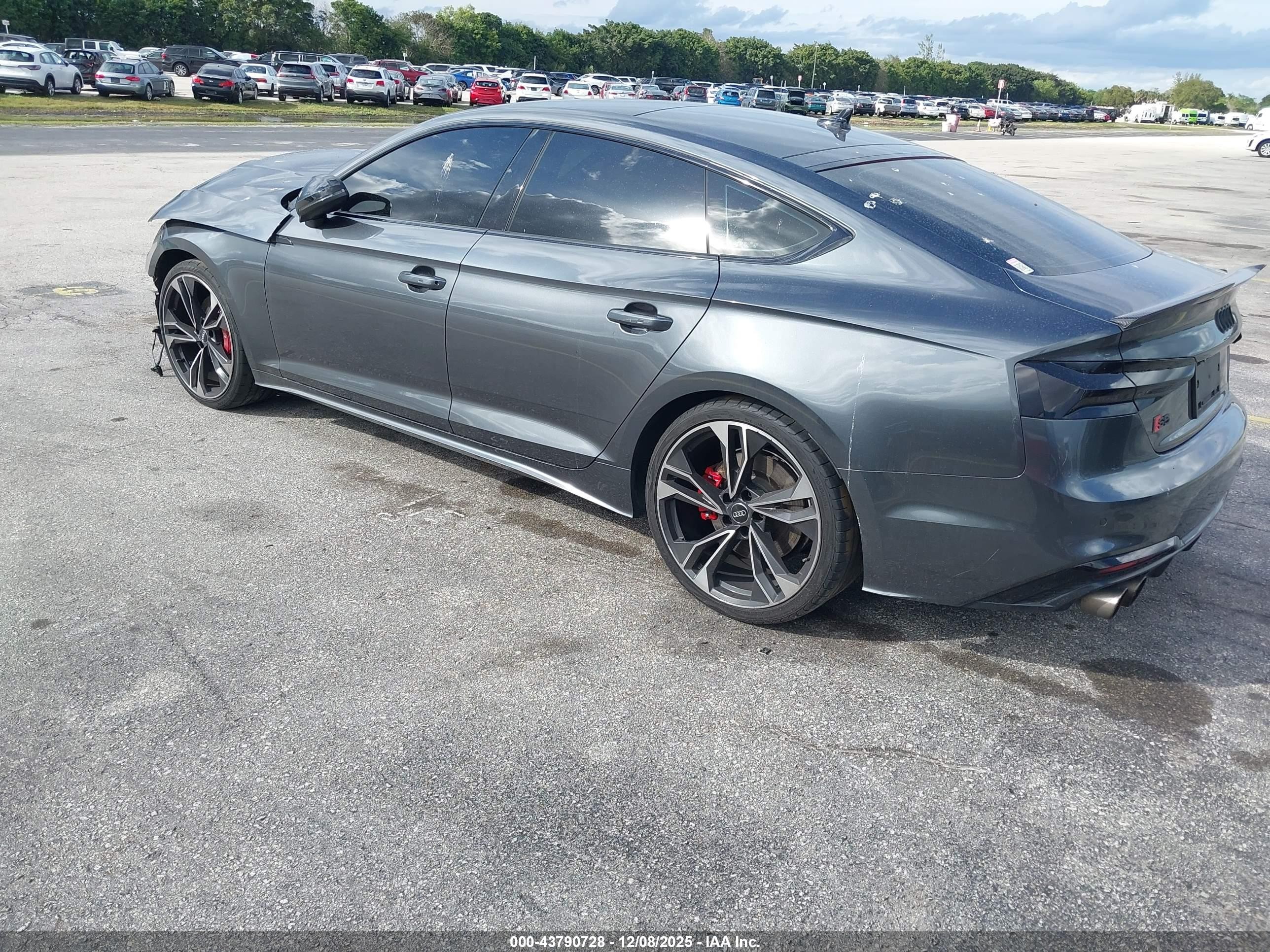 2021 Audi S5 Sportback Premium Plus Tfsi Quattro Tiptronic Gray vin: WAUC4CF59MA008682