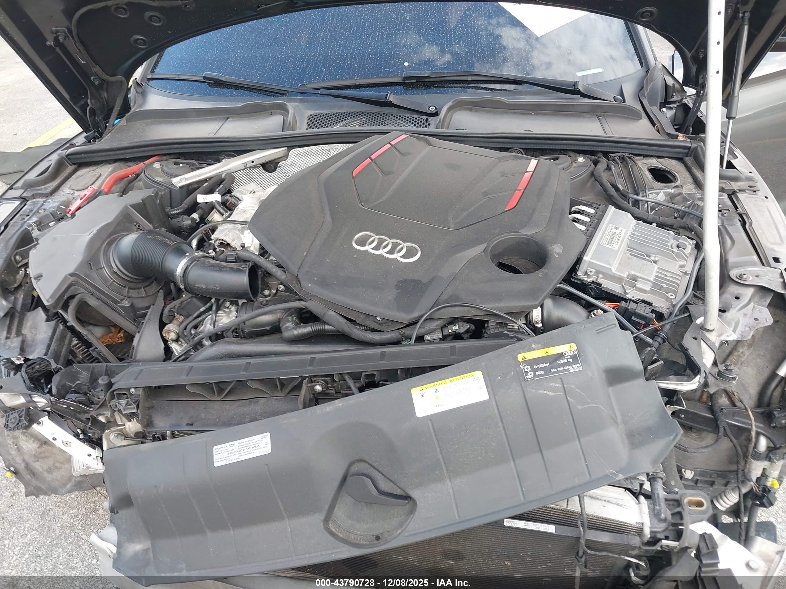 2021 Audi S5 Sportback Premium Plus Tfsi Quattro Tiptronic Gray vin: WAUC4CF59MA008682