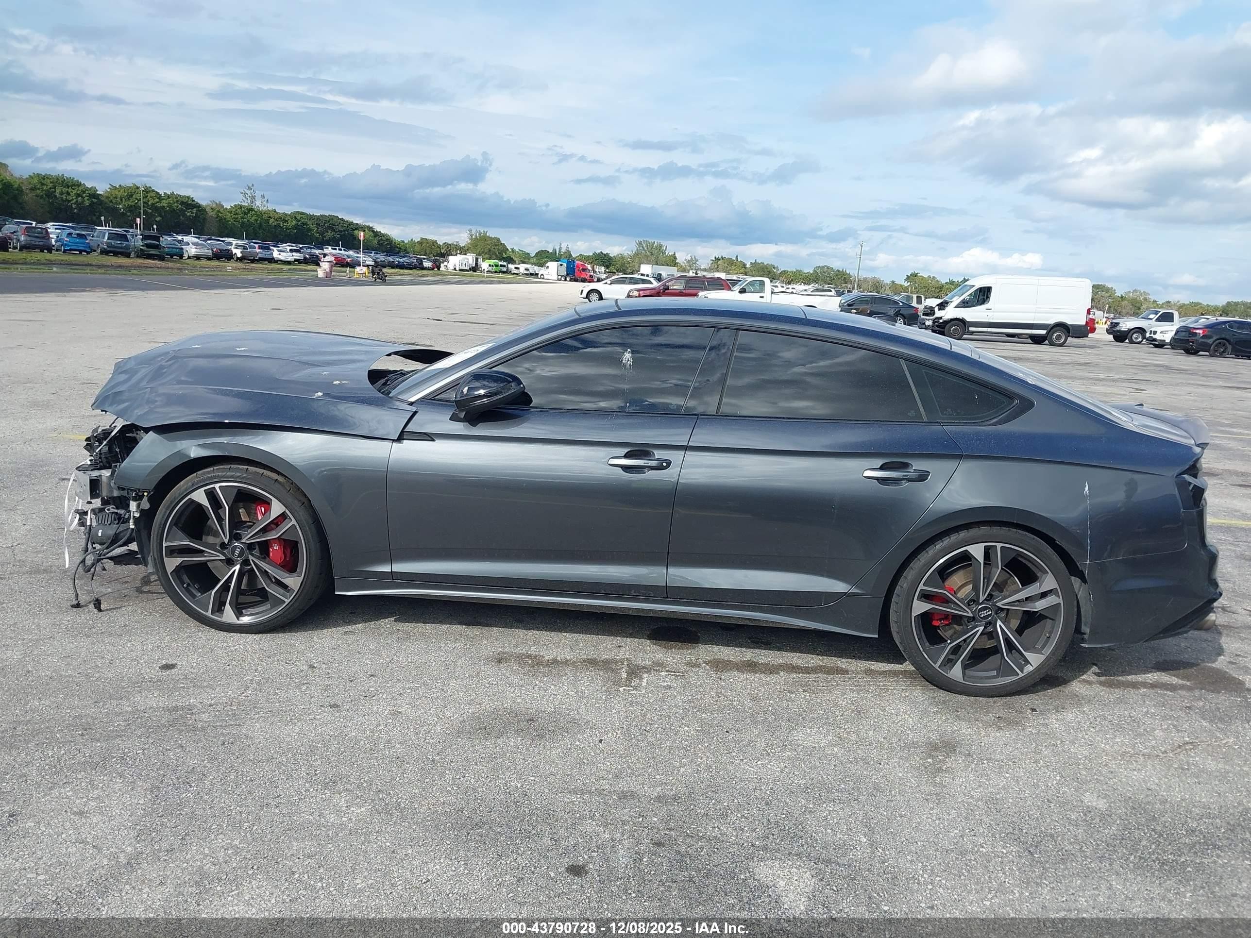 2021 Audi S5 Sportback Premium Plus Tfsi Quattro Tiptronic Gray vin: WAUC4CF59MA008682