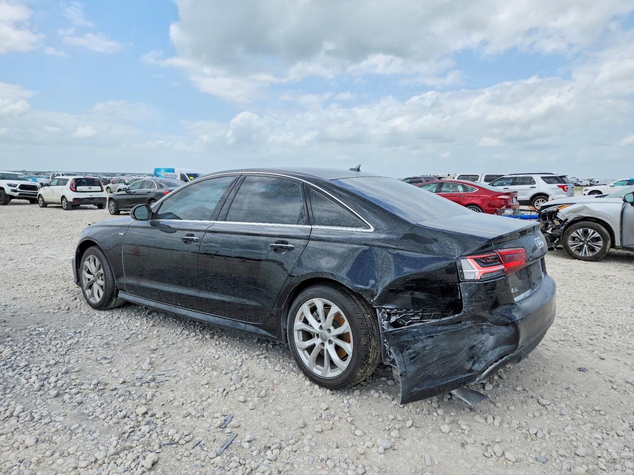 2018 Audi A6 Black vin: WAUC8AFC1JN067284