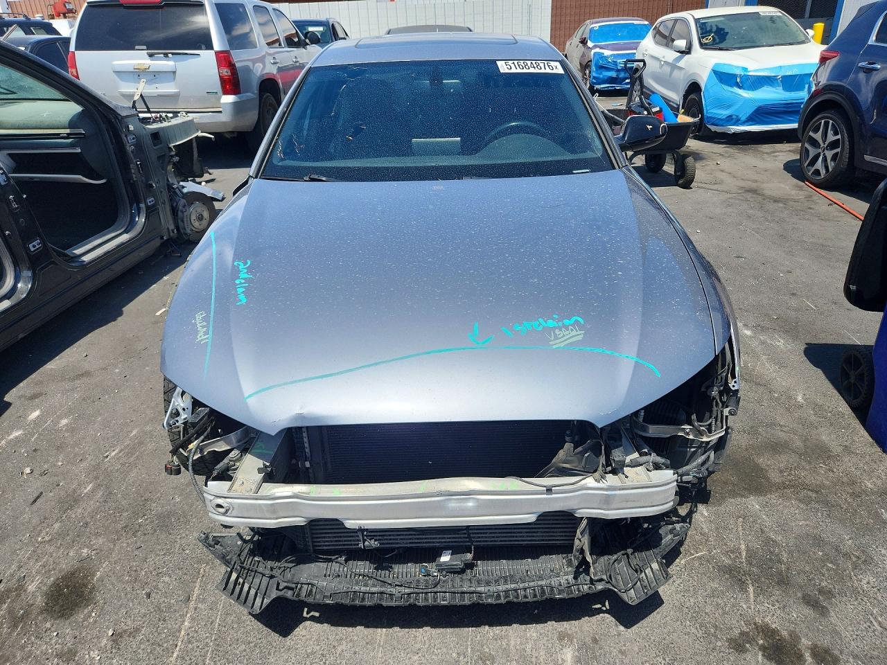 2018 Audi A6 Premium Silver vin: WAUC8AFC4JN067988