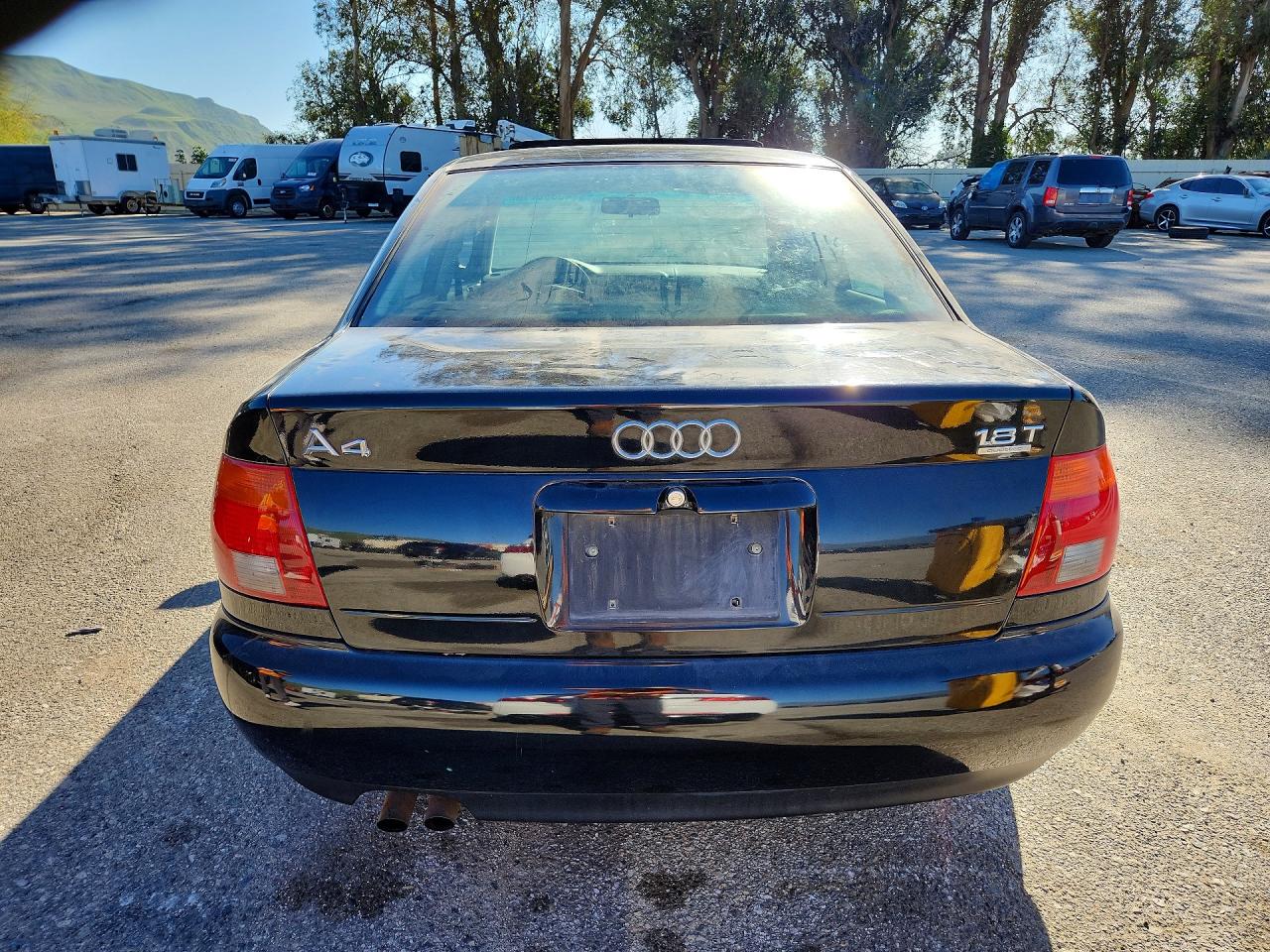 1997 Audi A4 1.8t Quattro Black vin: WAUCB88D7VA241548