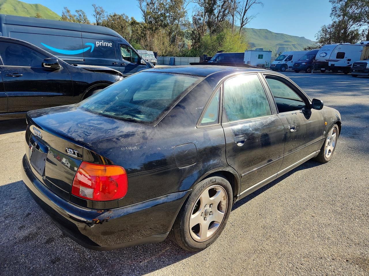 1997 Audi A4 1.8t Quattro Black vin: WAUCB88D7VA241548