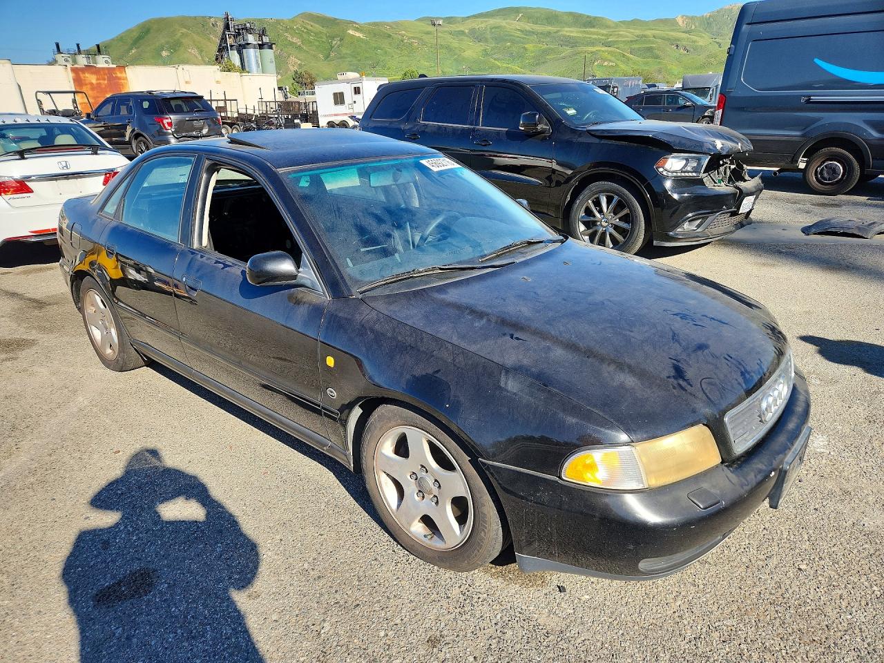 1997 Audi A4 1.8t Quattro Black vin: WAUCB88D7VA241548