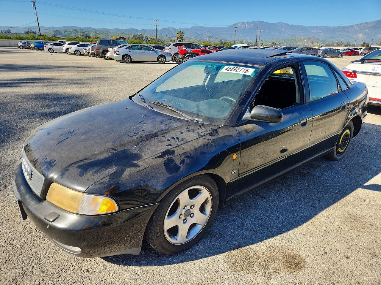 1997 Audi A4 1.8t Quattro Black vin: WAUCB88D7VA241548