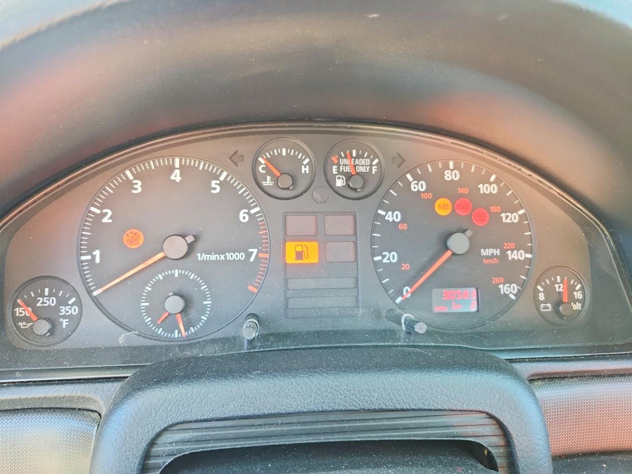 1997 Audi A4 1.8t Quattro Black vin: WAUCB88D7VA241548