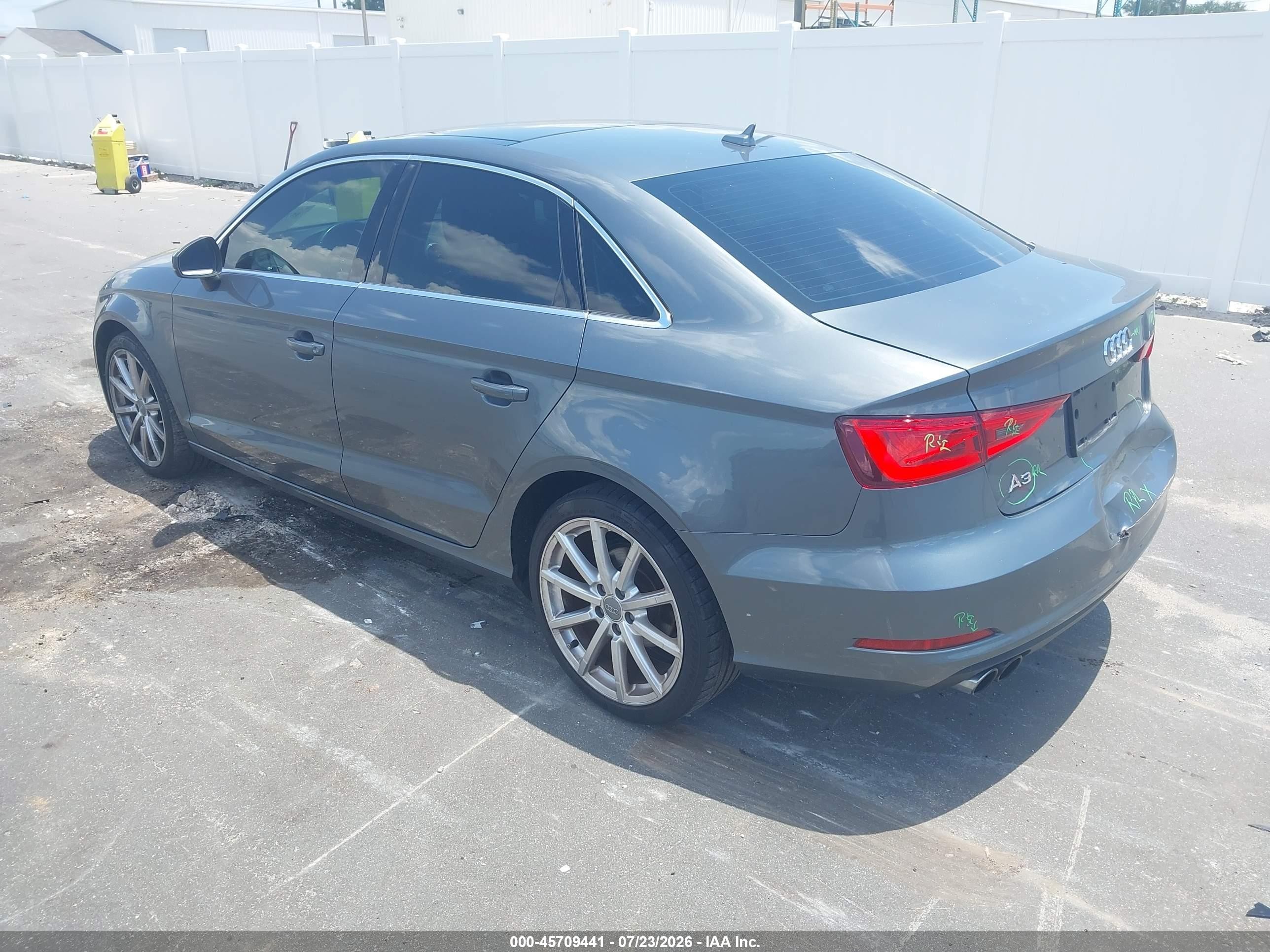 2015 Audi A3 1.8t Premium Gray vin: WAUCCGFF0F1005126