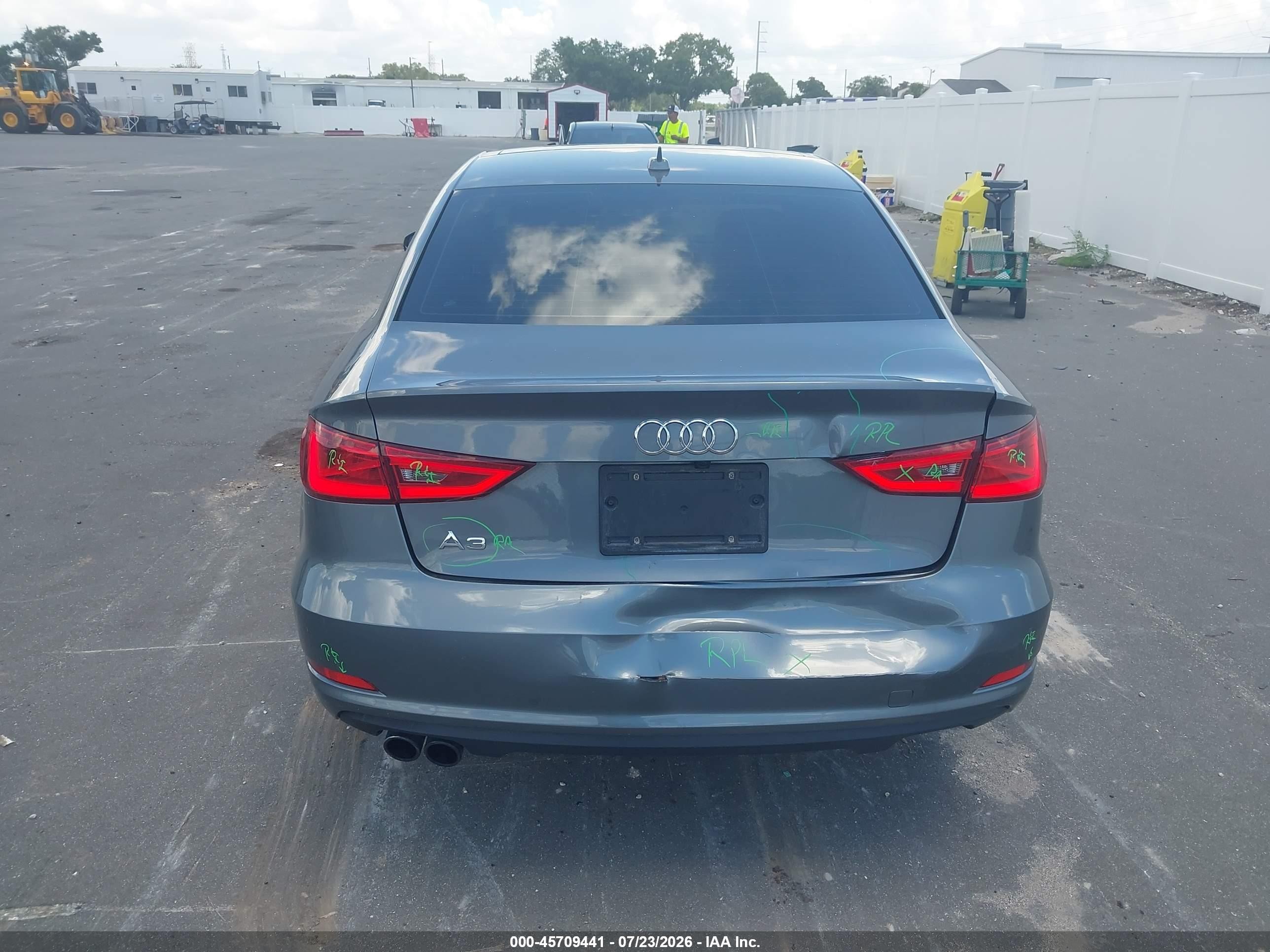 2015 Audi A3 1.8t Premium Gray vin: WAUCCGFF0F1005126