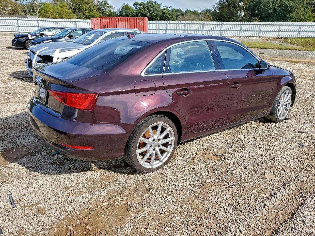 2015 Audi A3 Premium Plus Maroon vin: WAUCCGFF0F1065276