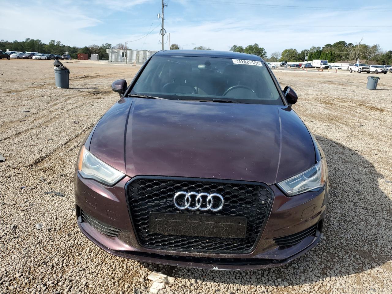 2015 Audi A3 Premium Plus Maroon vin: WAUCCGFF0F1065276 Damage: Hood, Dent(S) W/ Paint Dmg, 3 To 4 Inches