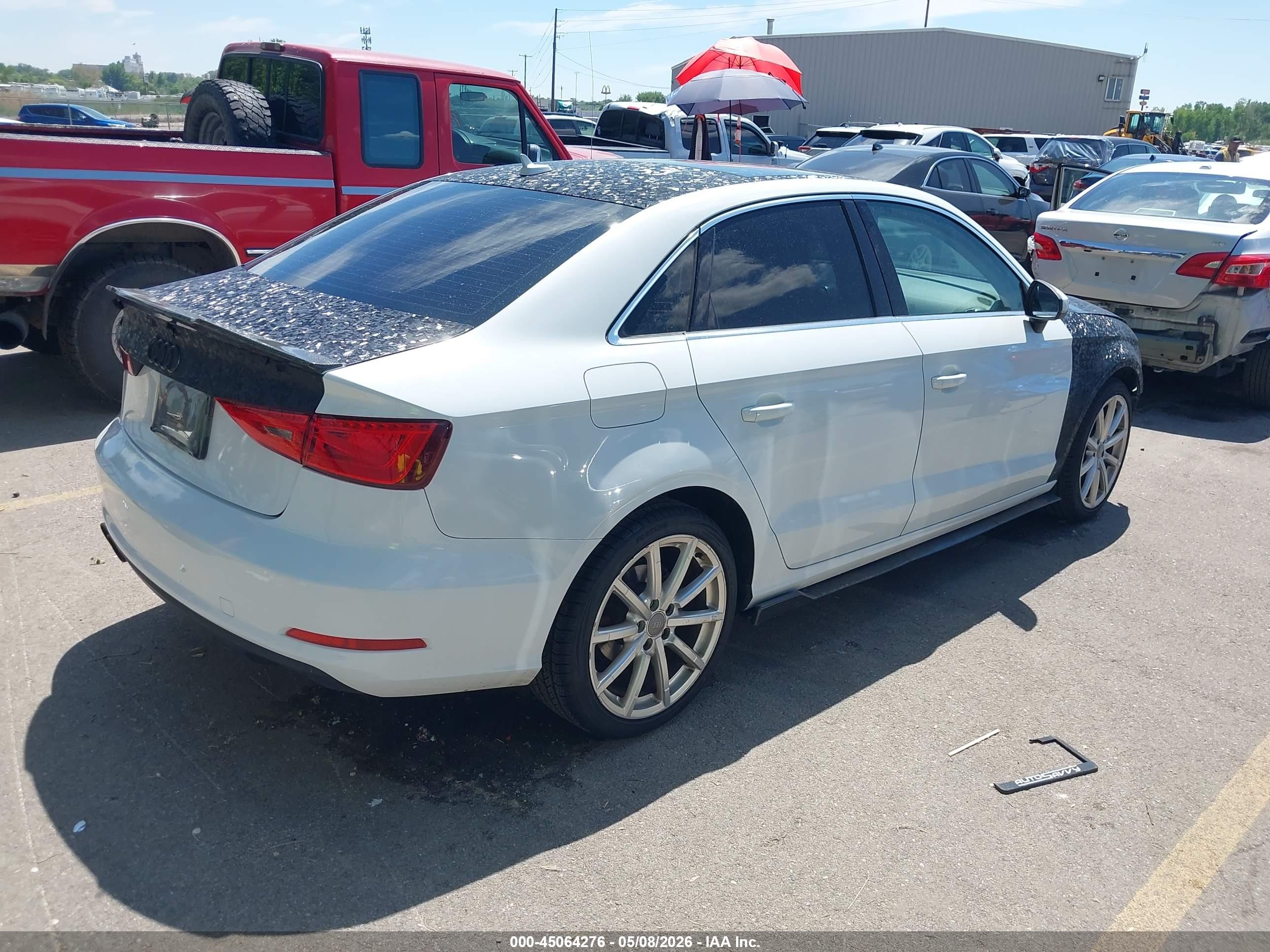 2015 Audi A3 1.8t Premium White vin: WAUCCGFF1F1004132