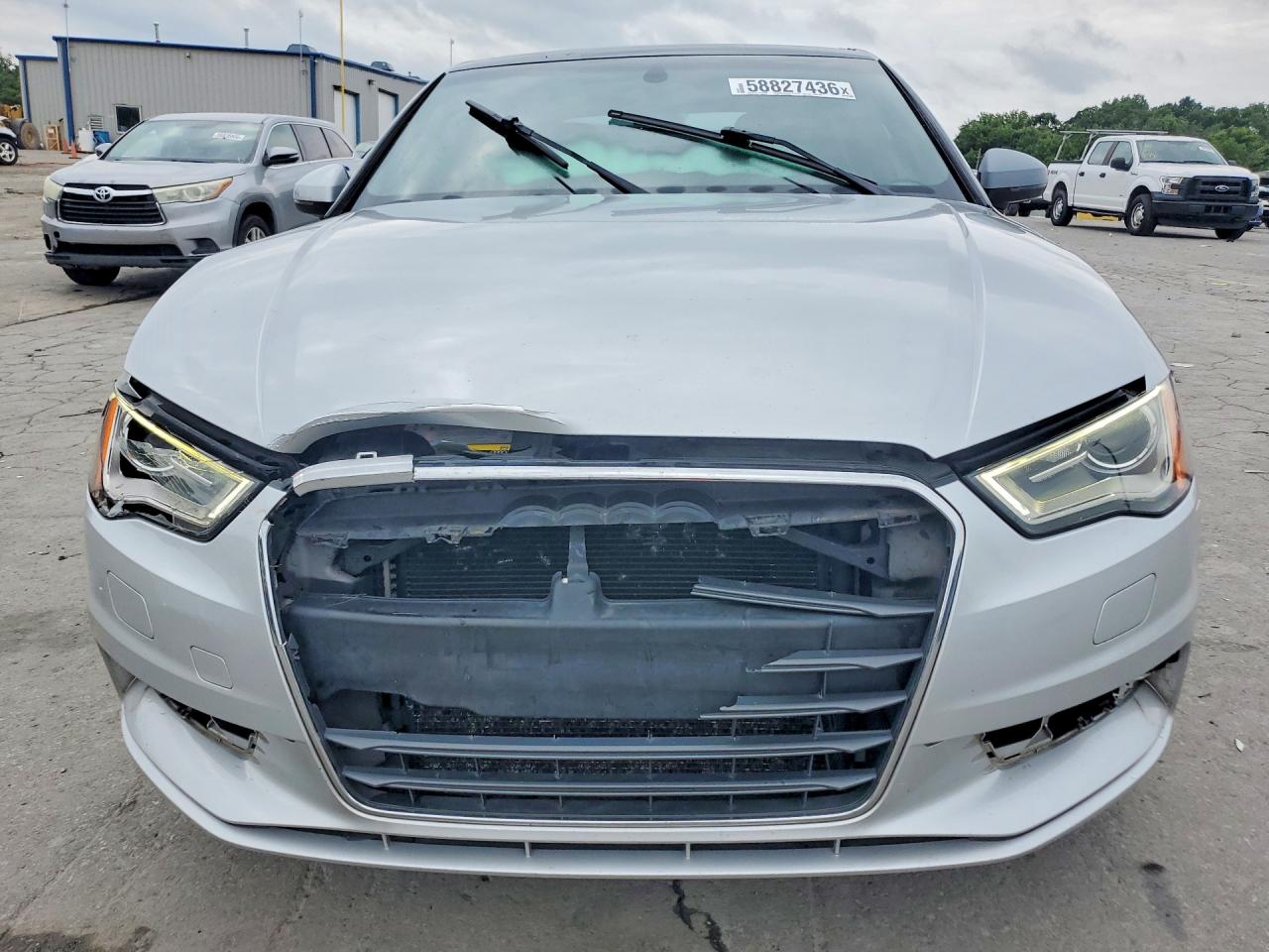 2015 Audi A3 Premium Plus Silver vin: WAUCCGFF1F1020654