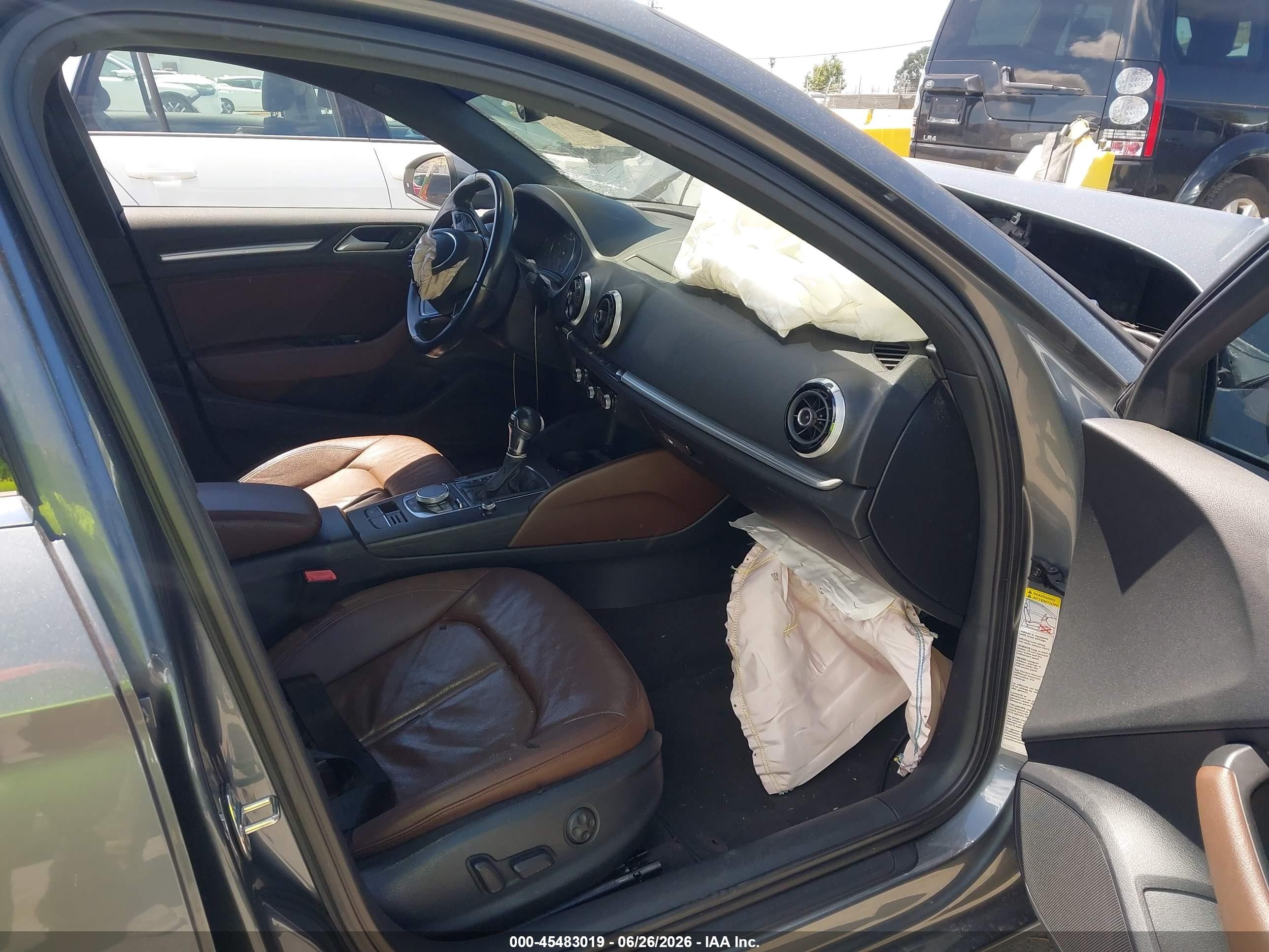 2015 Audi A3 1.8t Premium Gray vin: WAUCCGFF1F1030049
