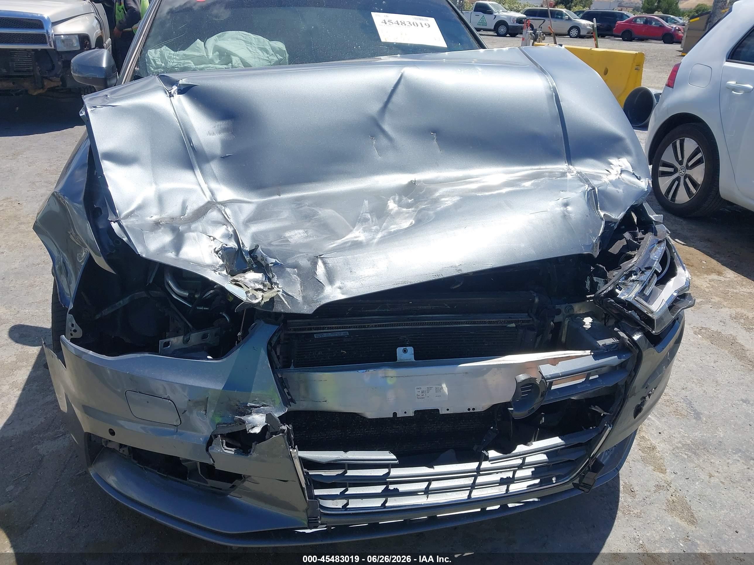 2015 Audi A3 1.8t Premium Gray vin: WAUCCGFF1F1030049