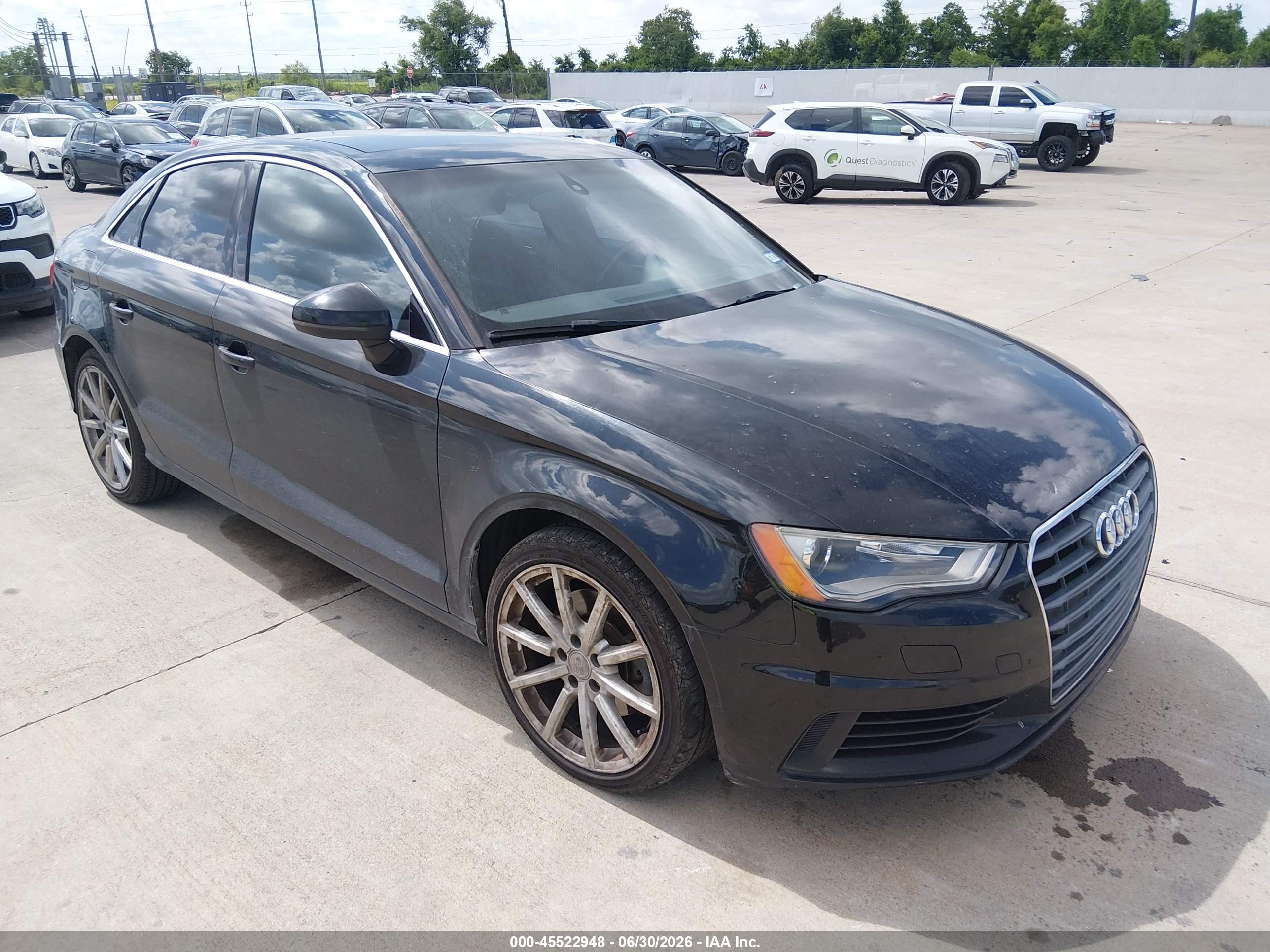 2015 Audi A3 1.8t Premium Black vin: WAUCCGFF2F1018041