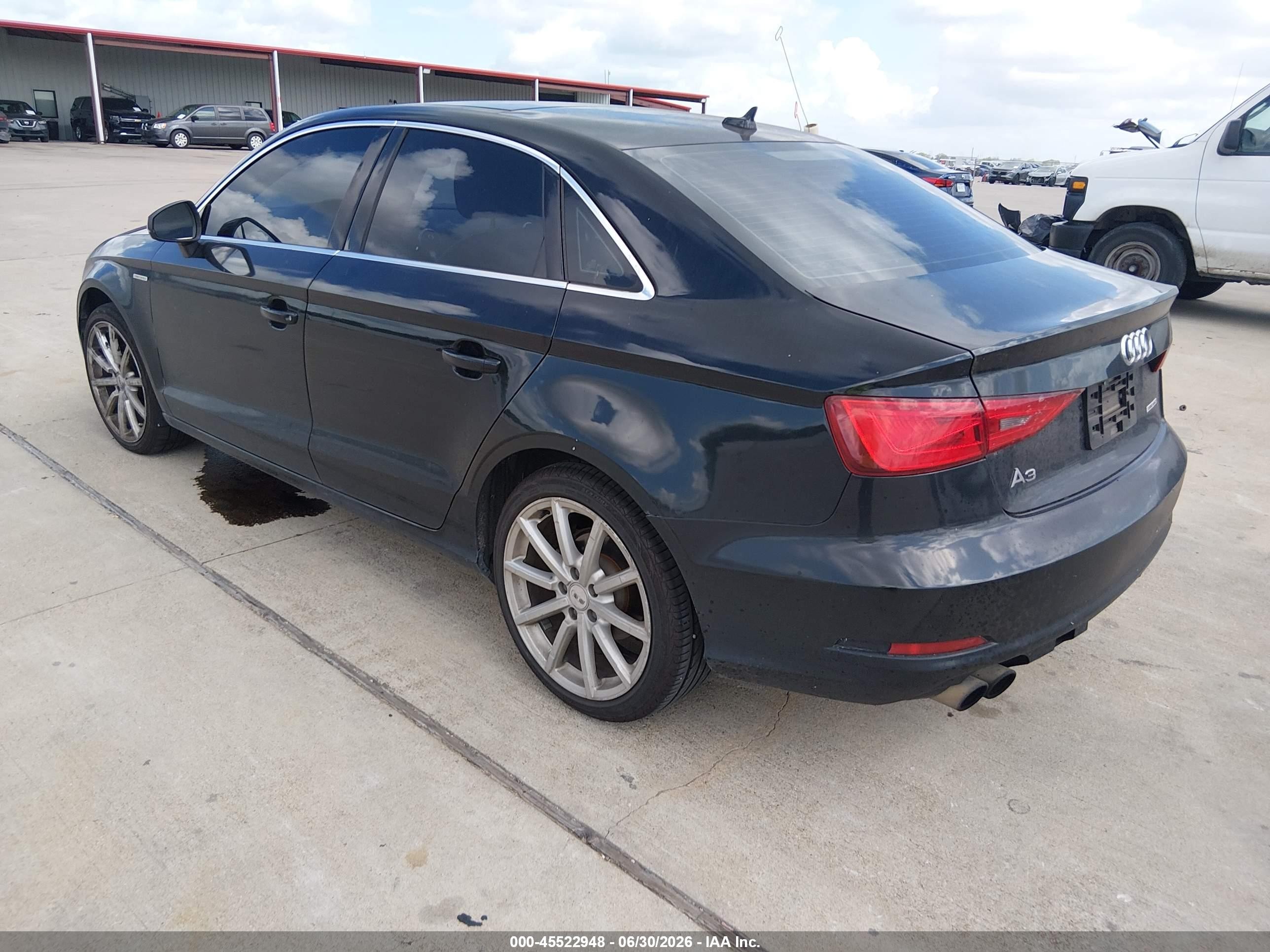 2015 Audi A3 1.8t Premium Black vin: WAUCCGFF2F1018041